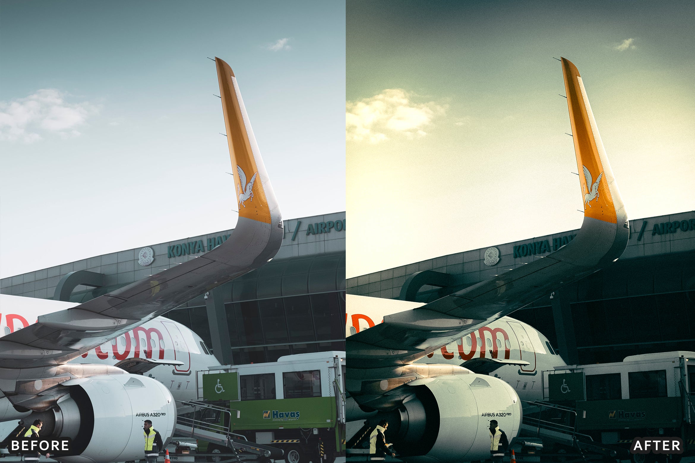 AI-Optimized Airport Terminal Film Lightroom Presets