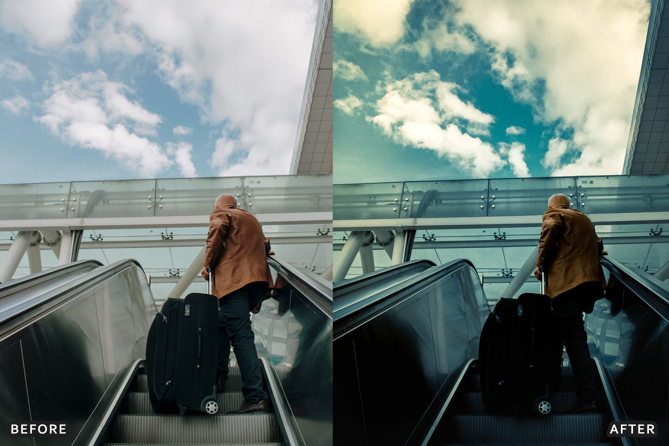 AI-Optimized Airport Terminal Film Lightroom Presets