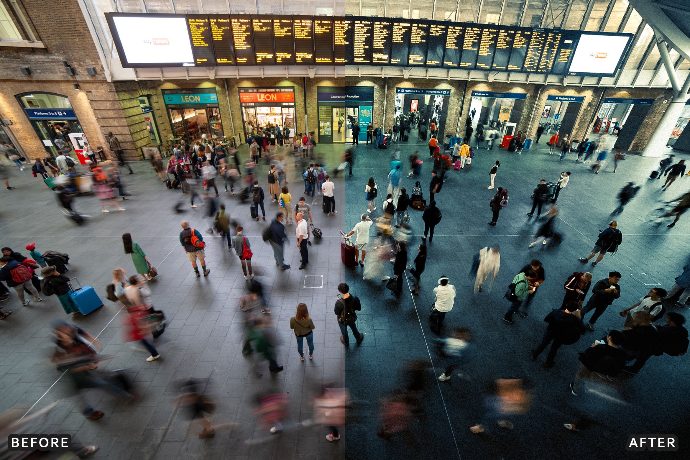 AI-Optimized Airport Terminal Film Lightroom Presets