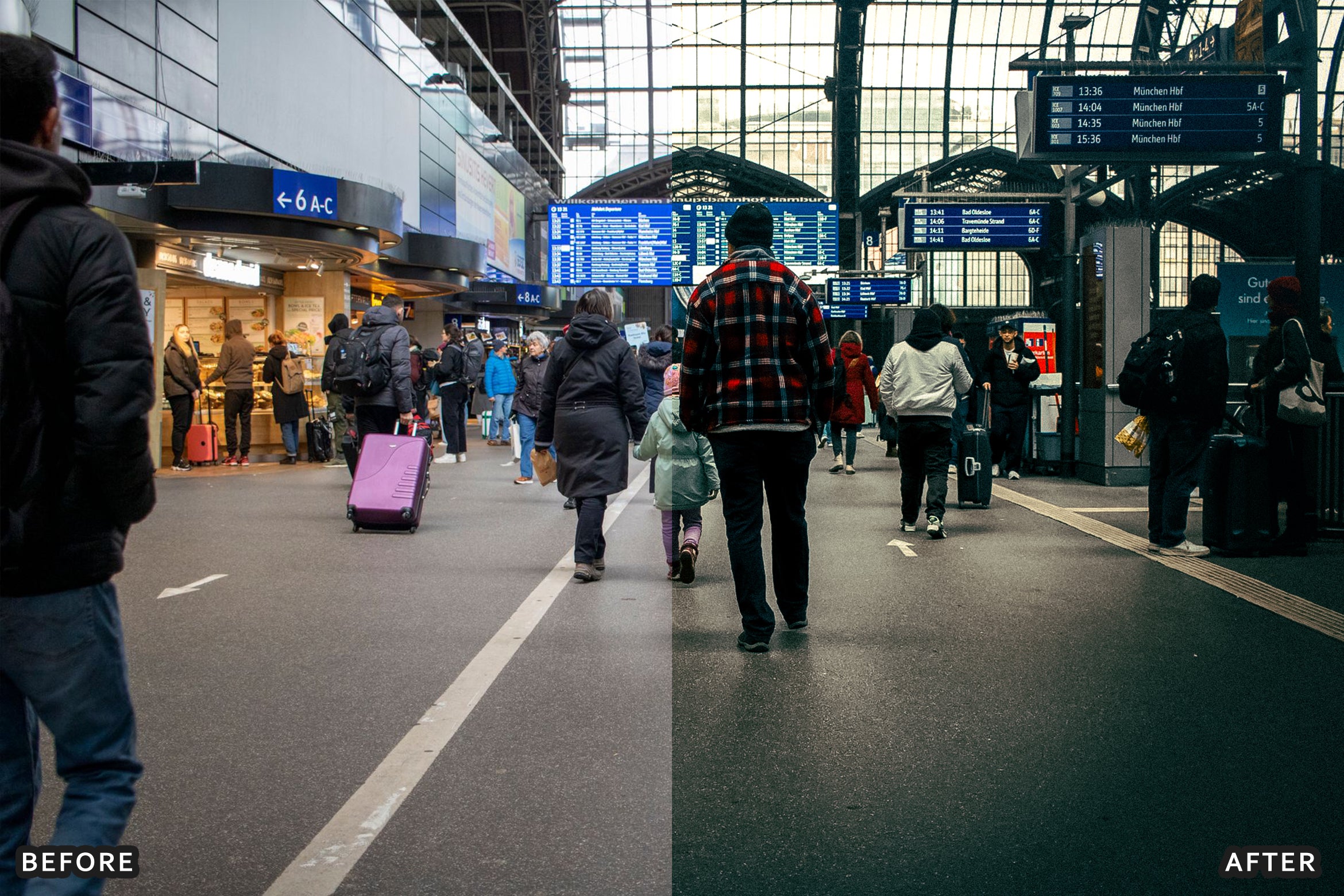 AI-Optimized Airport Terminal Film Lightroom Presets