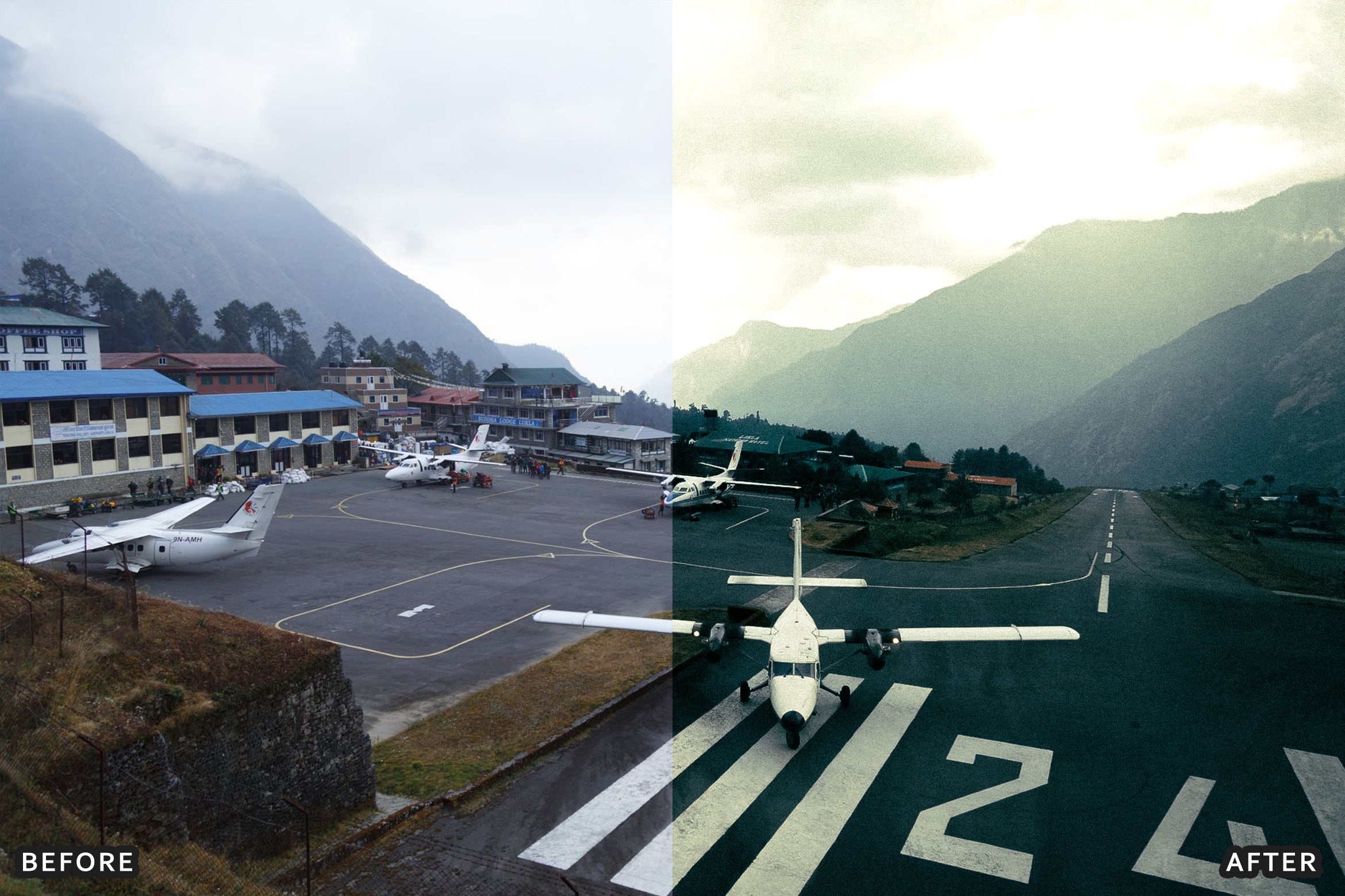 AI-Optimized Airport Terminal Film Lightroom Presets
