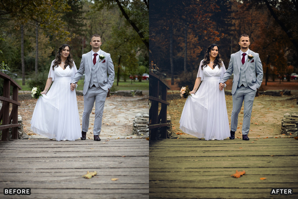 AI-Optimized Autumn Wedding Film Lightroom Presets