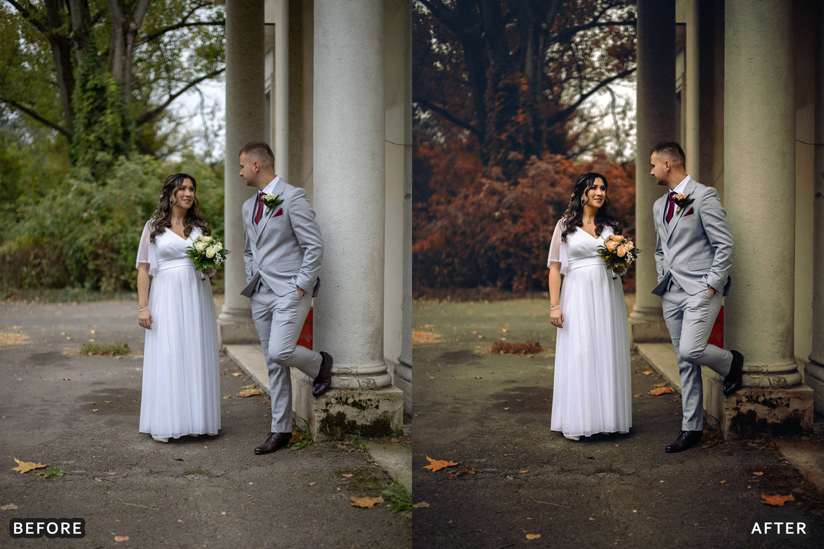 AI-Optimized Autumn Wedding Film Lightroom Presets