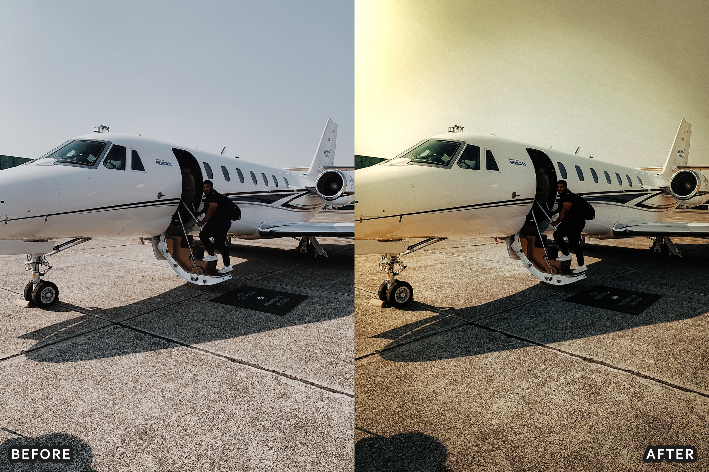 AI-Optimized Aviation Crisp Sky Lightroom Presets