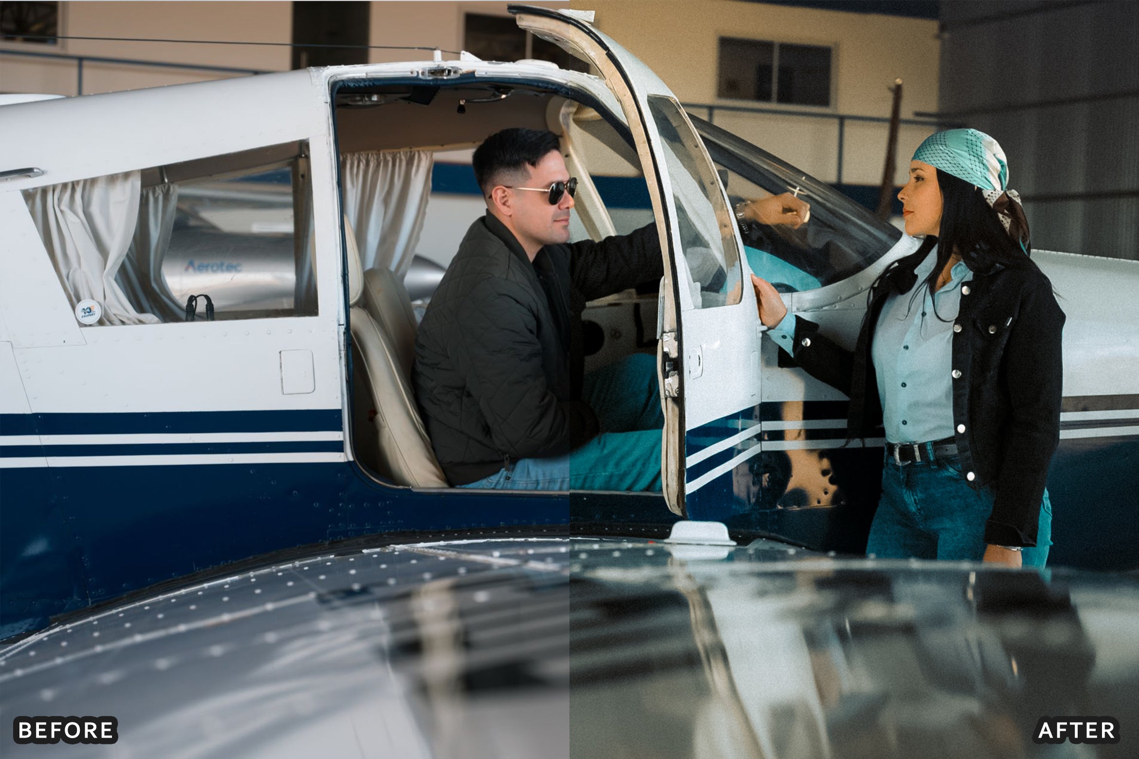 AI-Optimized Aviation Crisp Sky Lightroom Presets