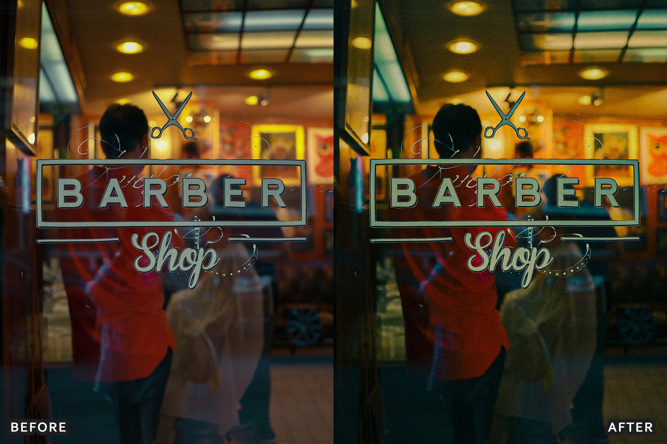 AI-Optimized Barber Shop Charcoal Lightroom Presets