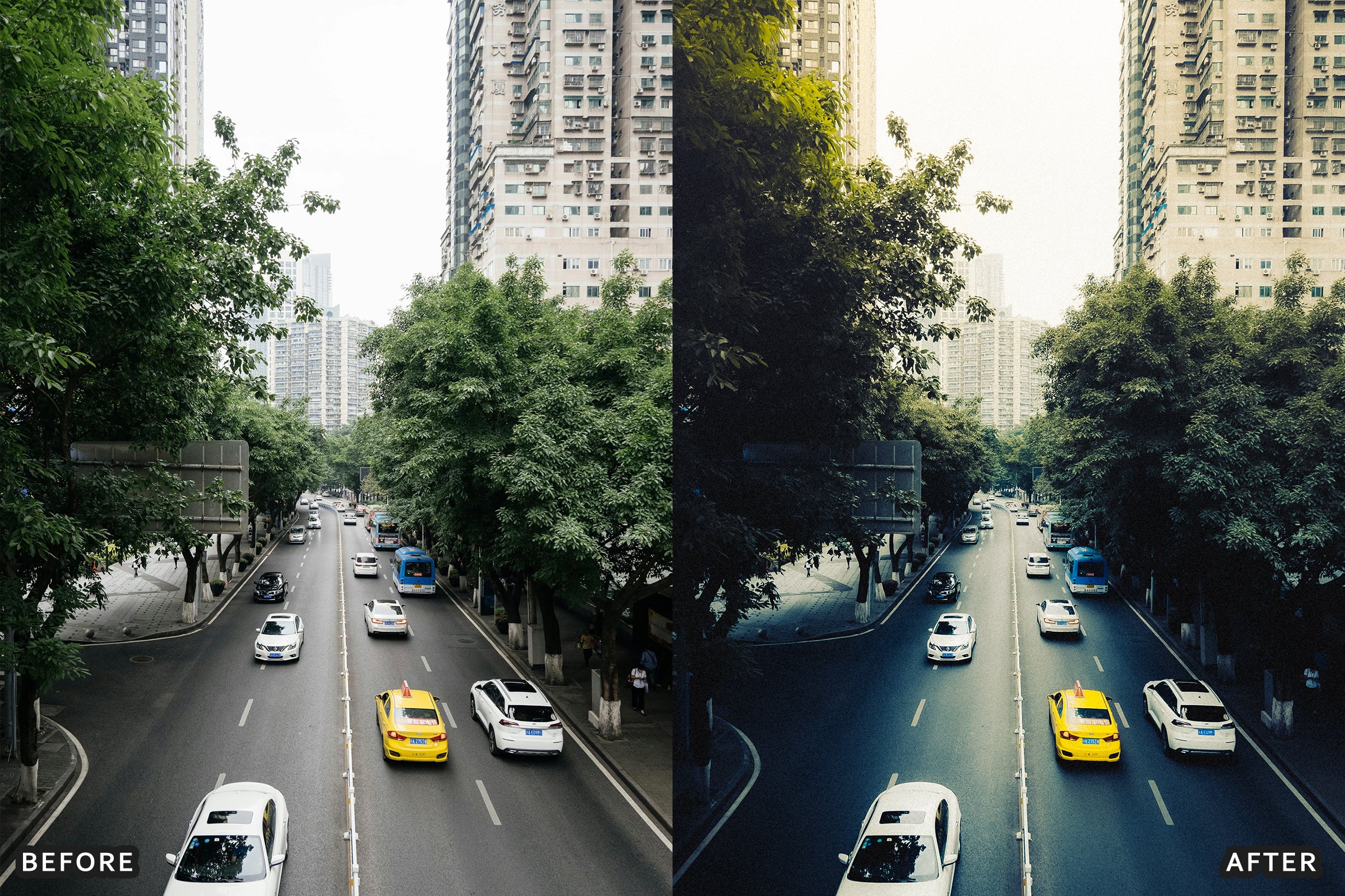AI-Optimized Cinematic City Glow Lightroom Presets