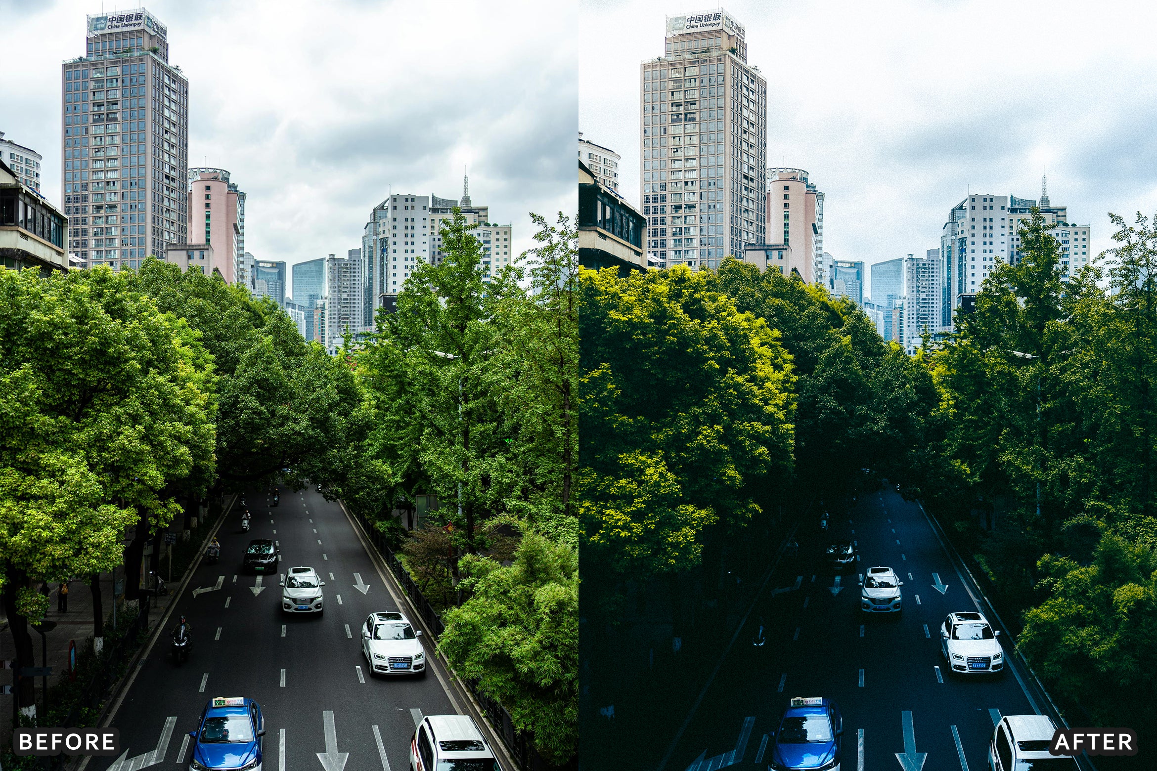 AI-Optimized Cinematic City Glow Lightroom Presets