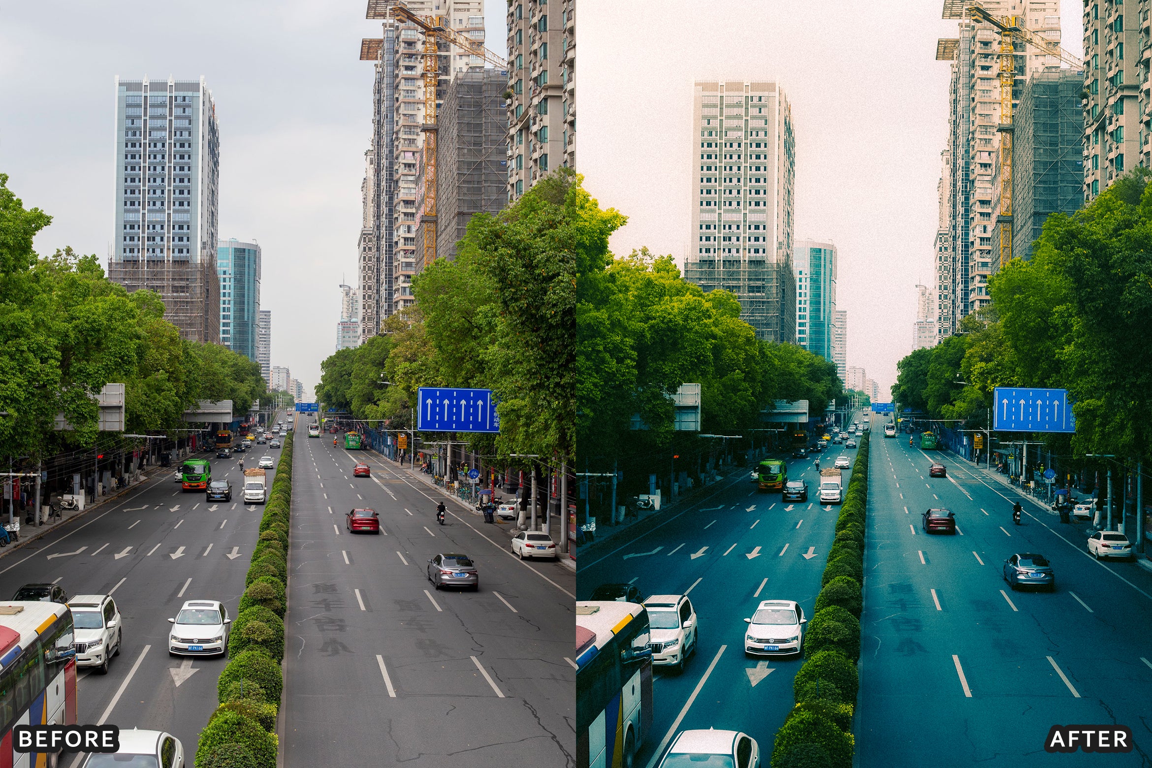 AI-Optimized Cinematic City Glow Lightroom Presets
