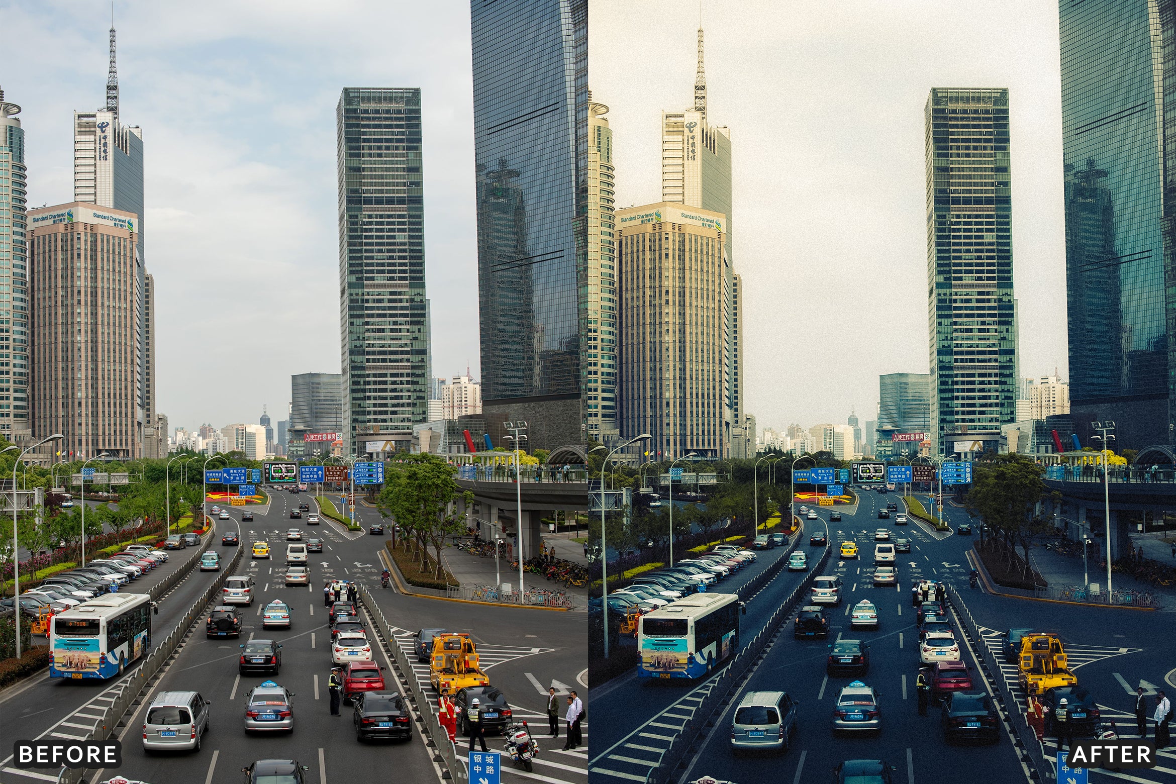 AI-Optimized Cinematic City Glow Lightroom Presets