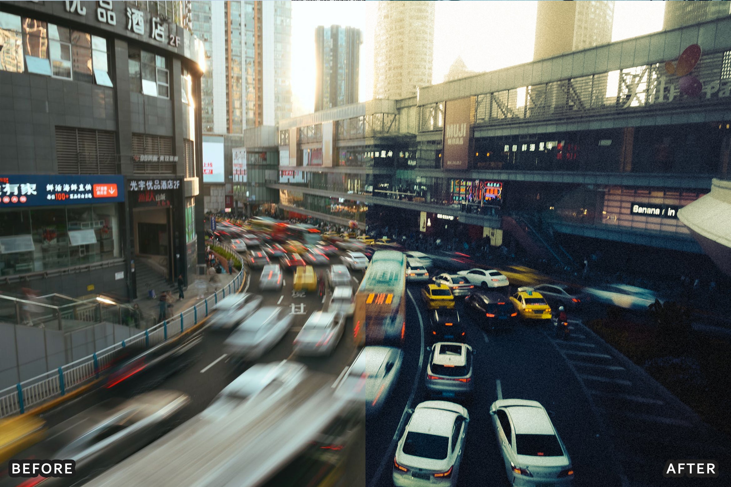 AI-Optimized Cinematic City Glow Lightroom Presets