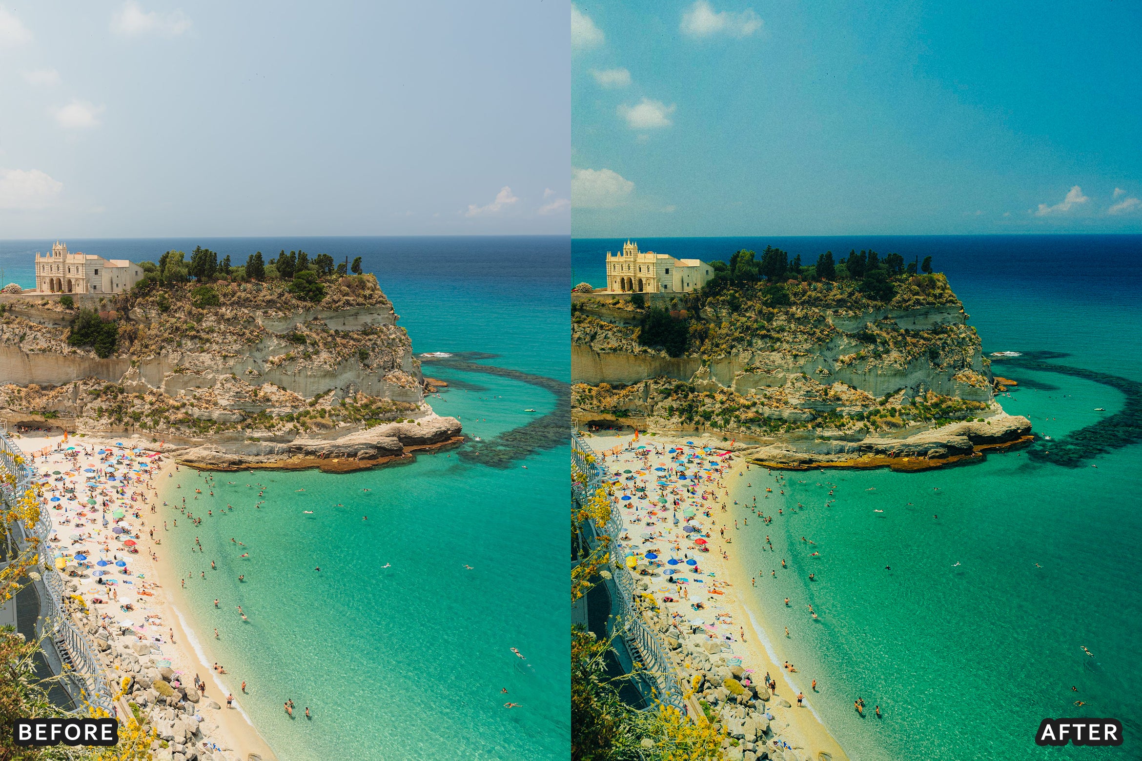 AI-Optimized European Beach Film Lightroom Presets