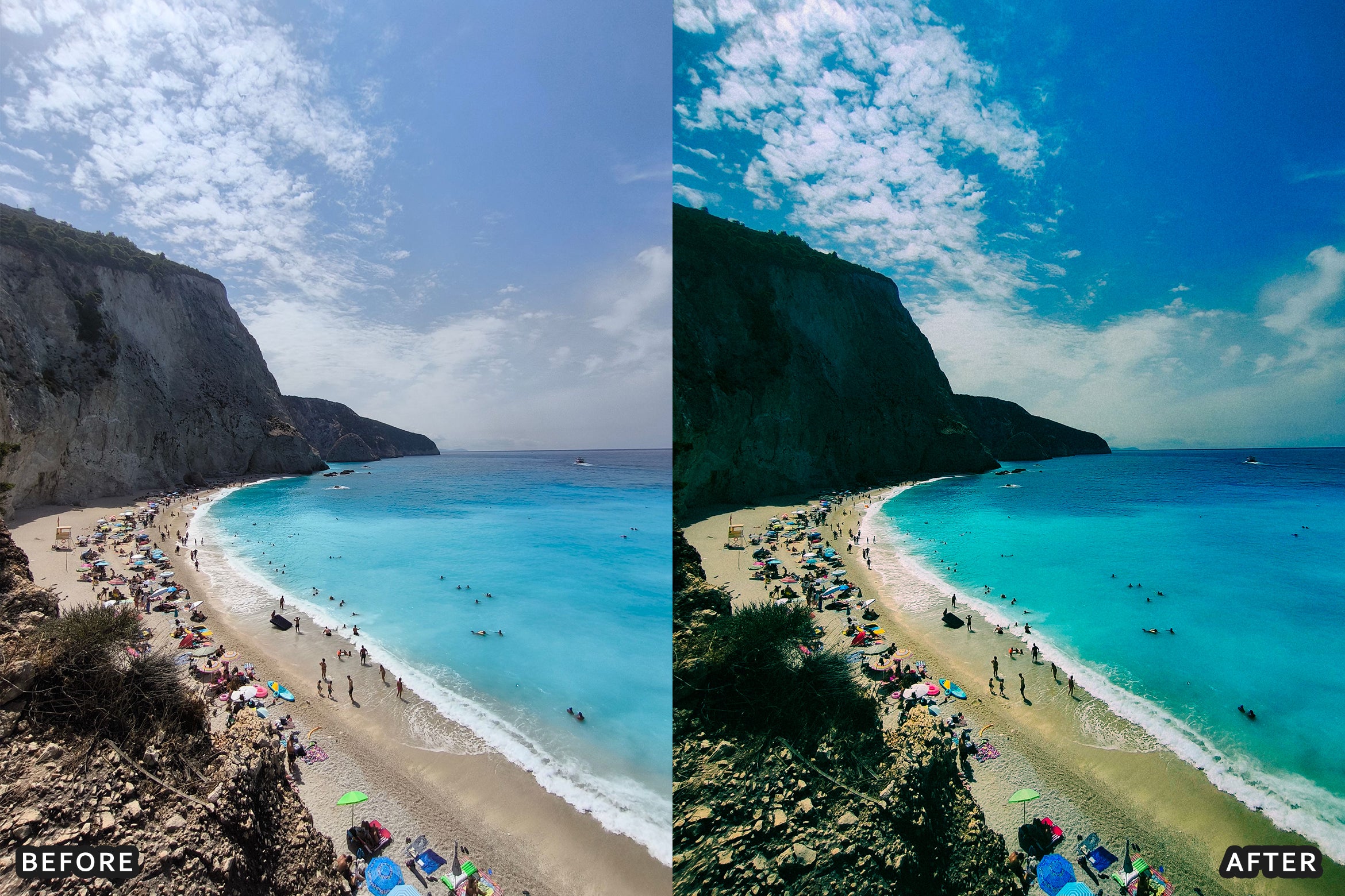 AI-Optimized European Beach Film Lightroom Presets