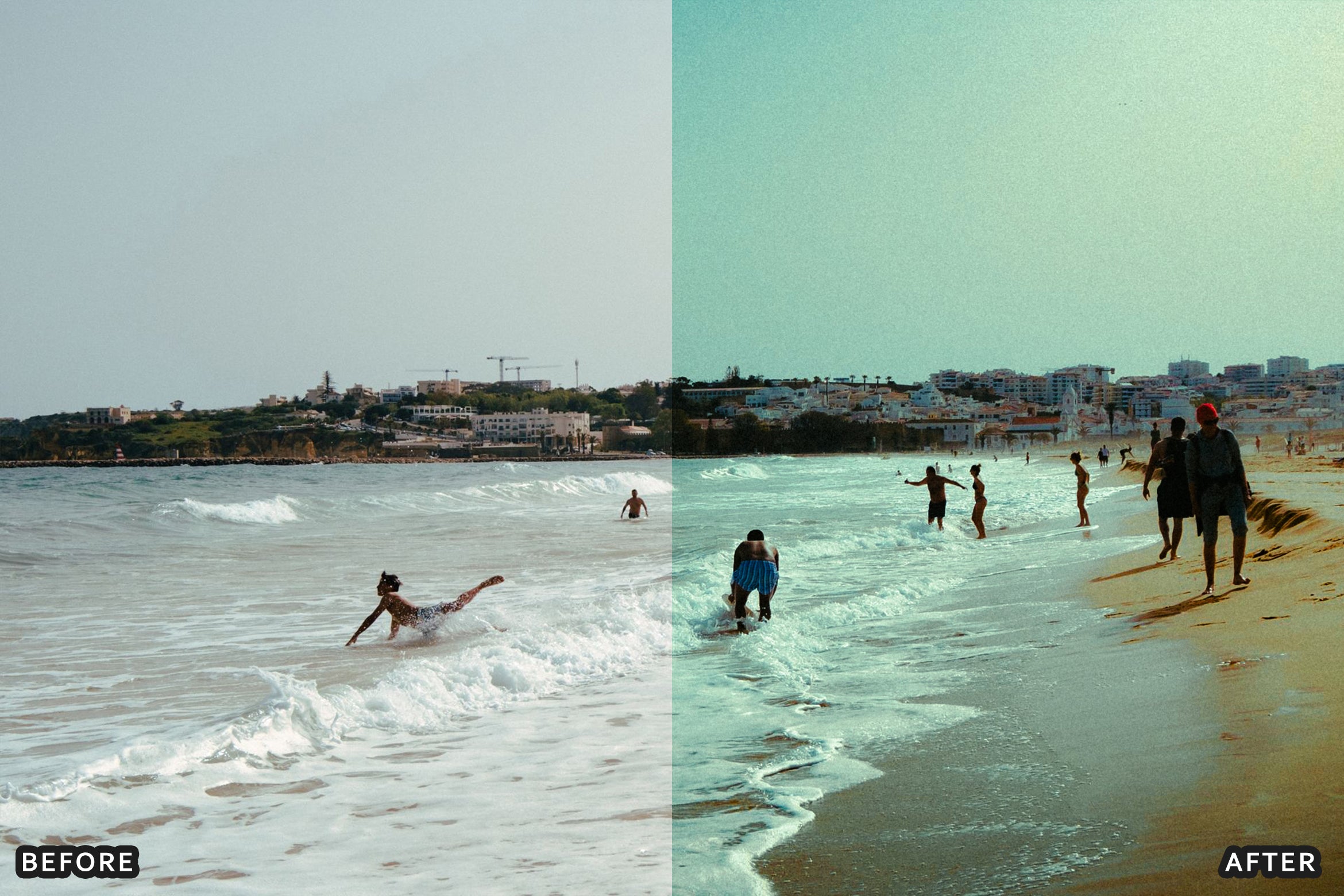 AI-Optimized European Beach Film Lightroom Presets