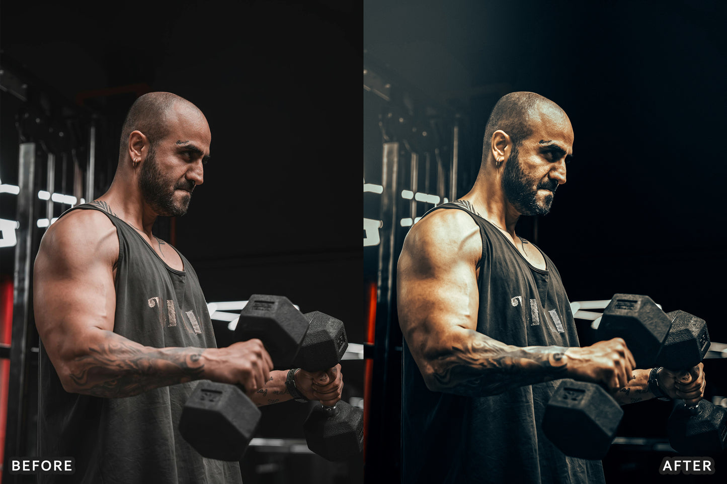 AI-Optimized Gym Cinematic Lightroom Presets