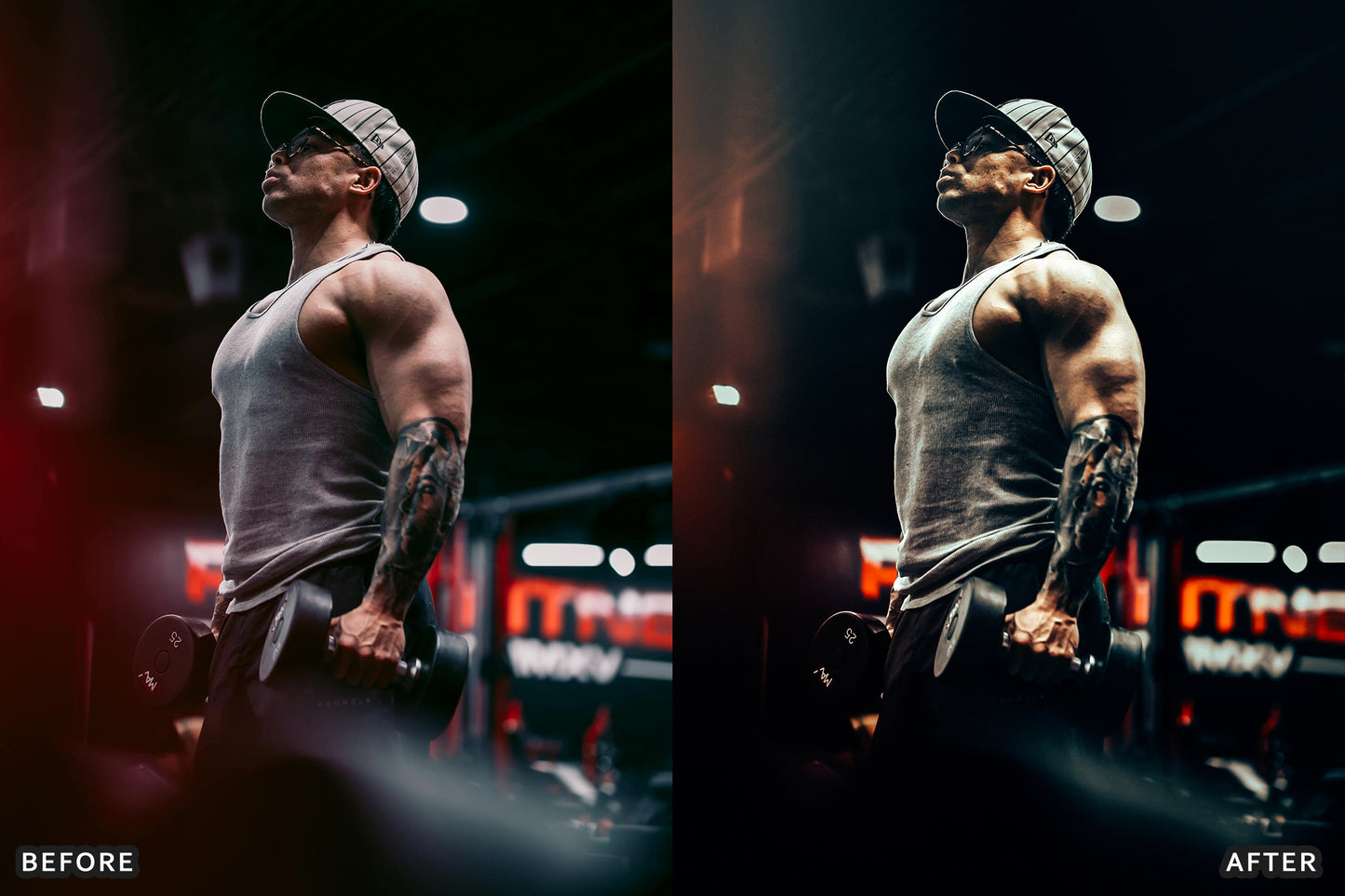 AI-Optimized Gym Cinematic Lightroom Presets