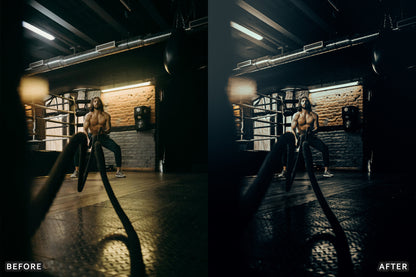 AI-Optimized Gym Cinematic Lightroom Presets