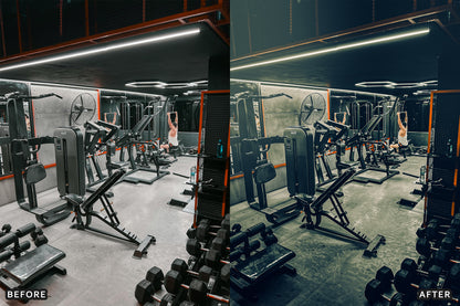 AI-Optimized Gym Cinematic Lightroom Presets