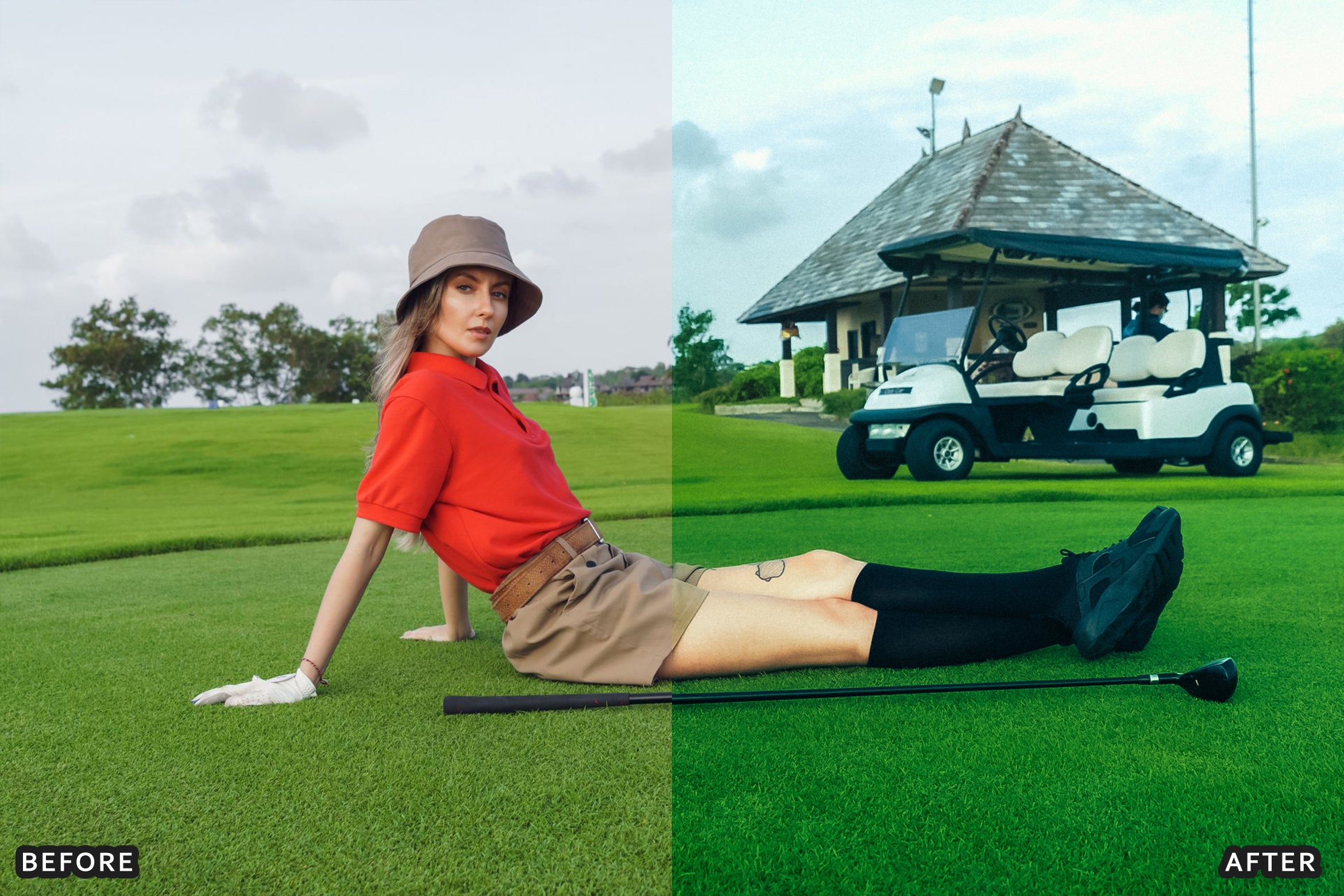 AI-Optimized Golden Fairway Golf Lightroom Presets