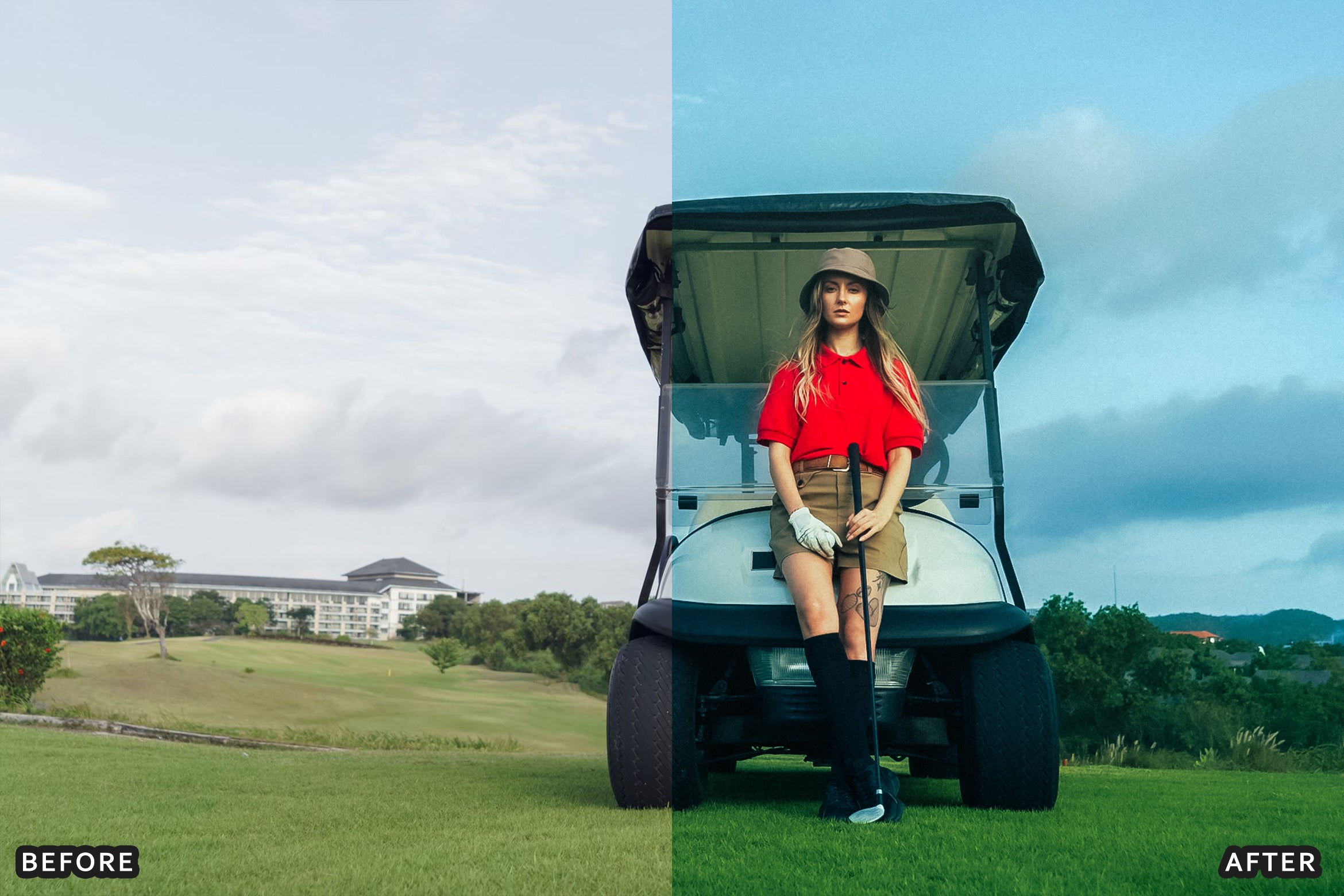 AI-Optimized Golden Fairway Golf Lightroom Presets