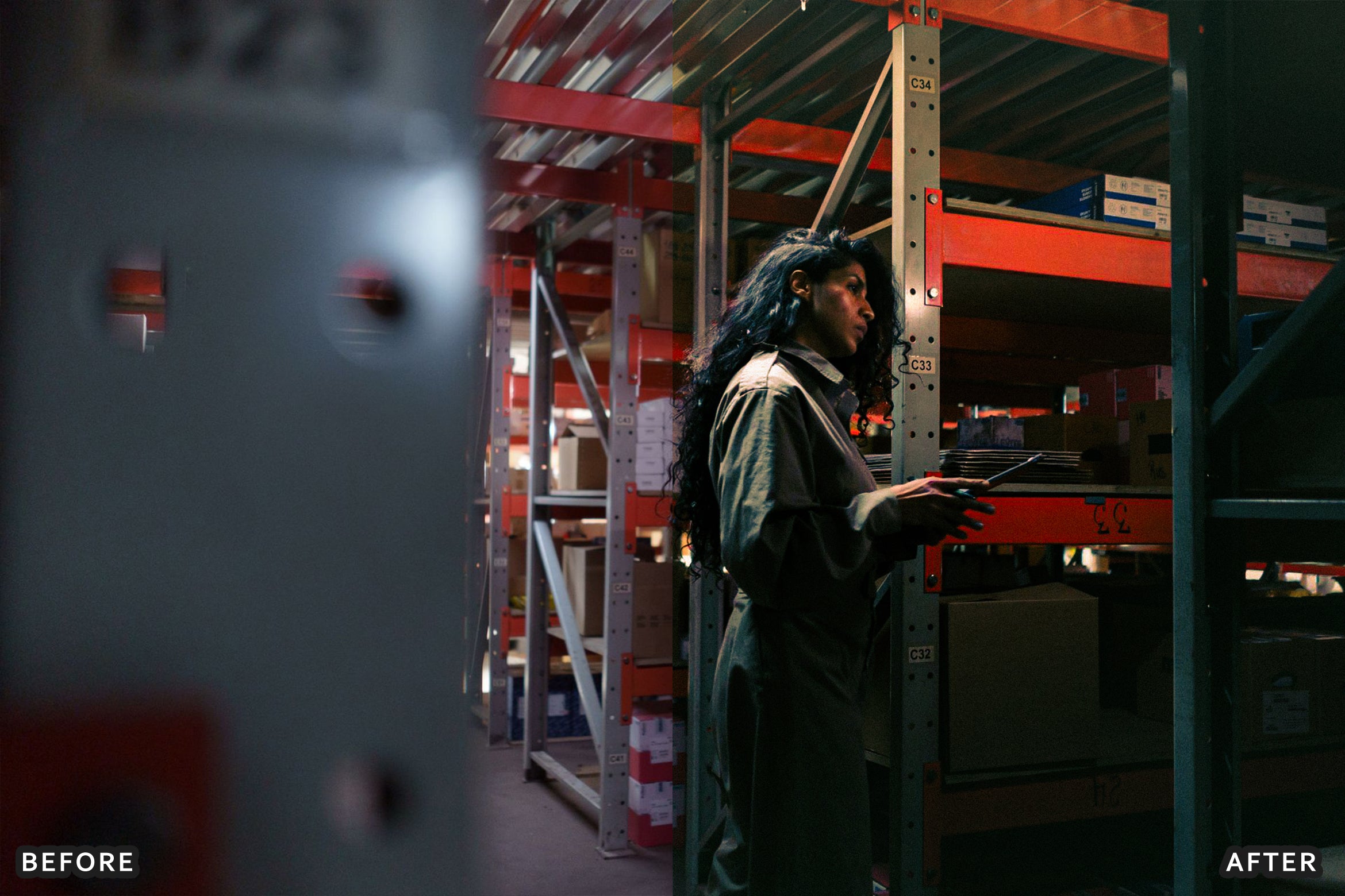 AI-Optimized Industrial Warehouse Grit Lightroom Presets