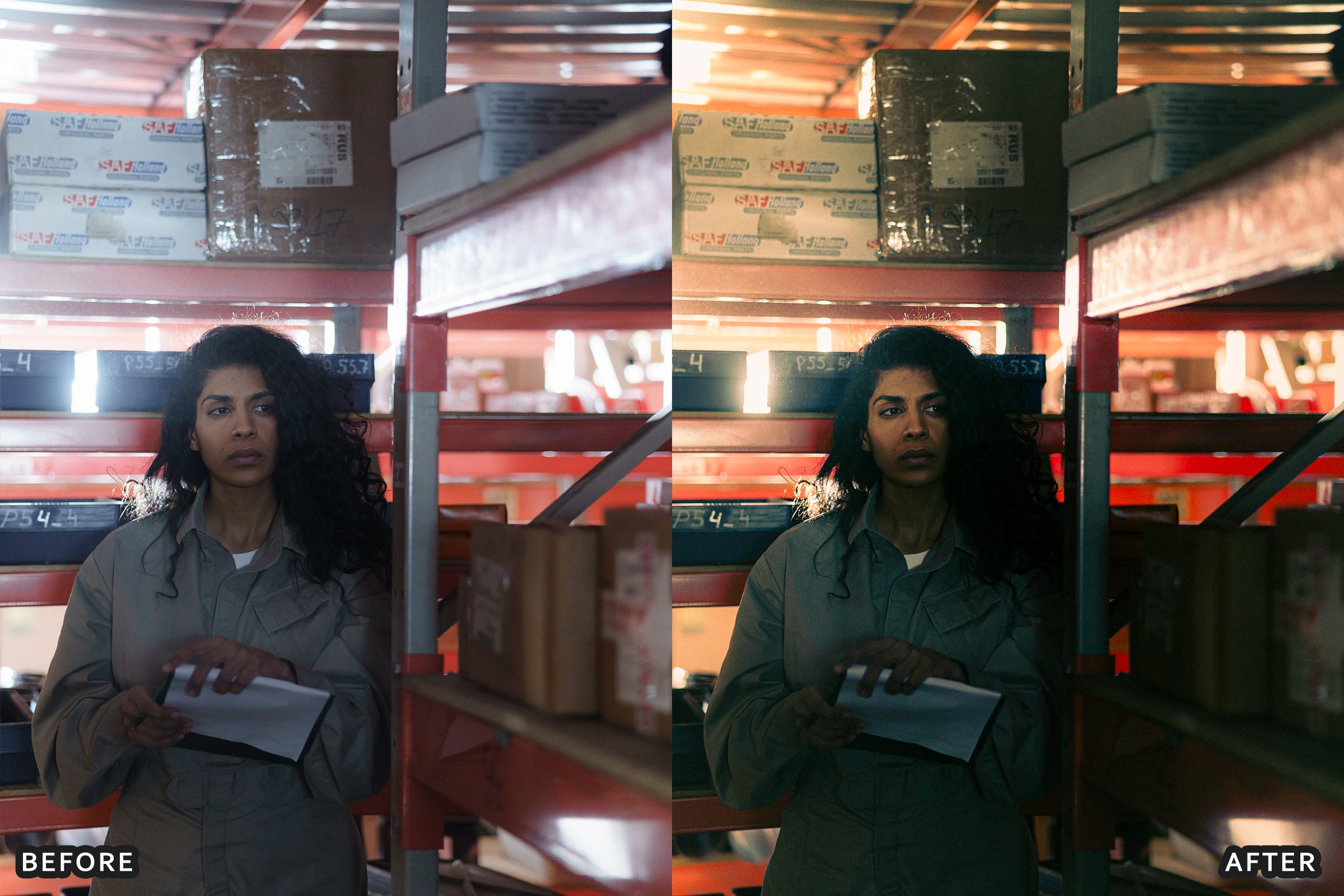 AI-Optimized Industrial Warehouse Grit Lightroom Presets
