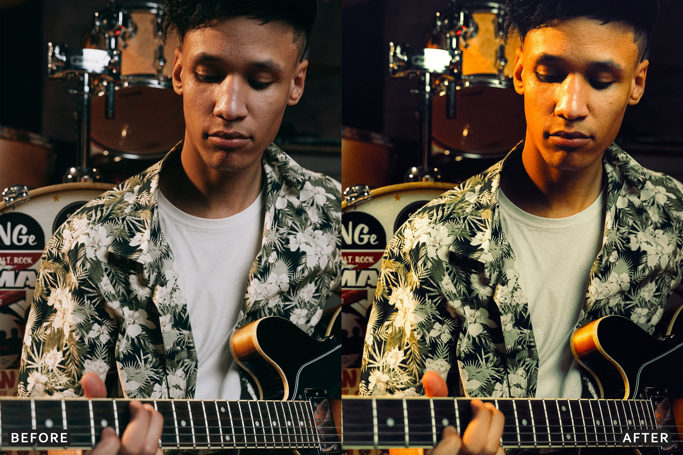 AI-Optimized Live Concert Stage Glow Lightroom Presets
