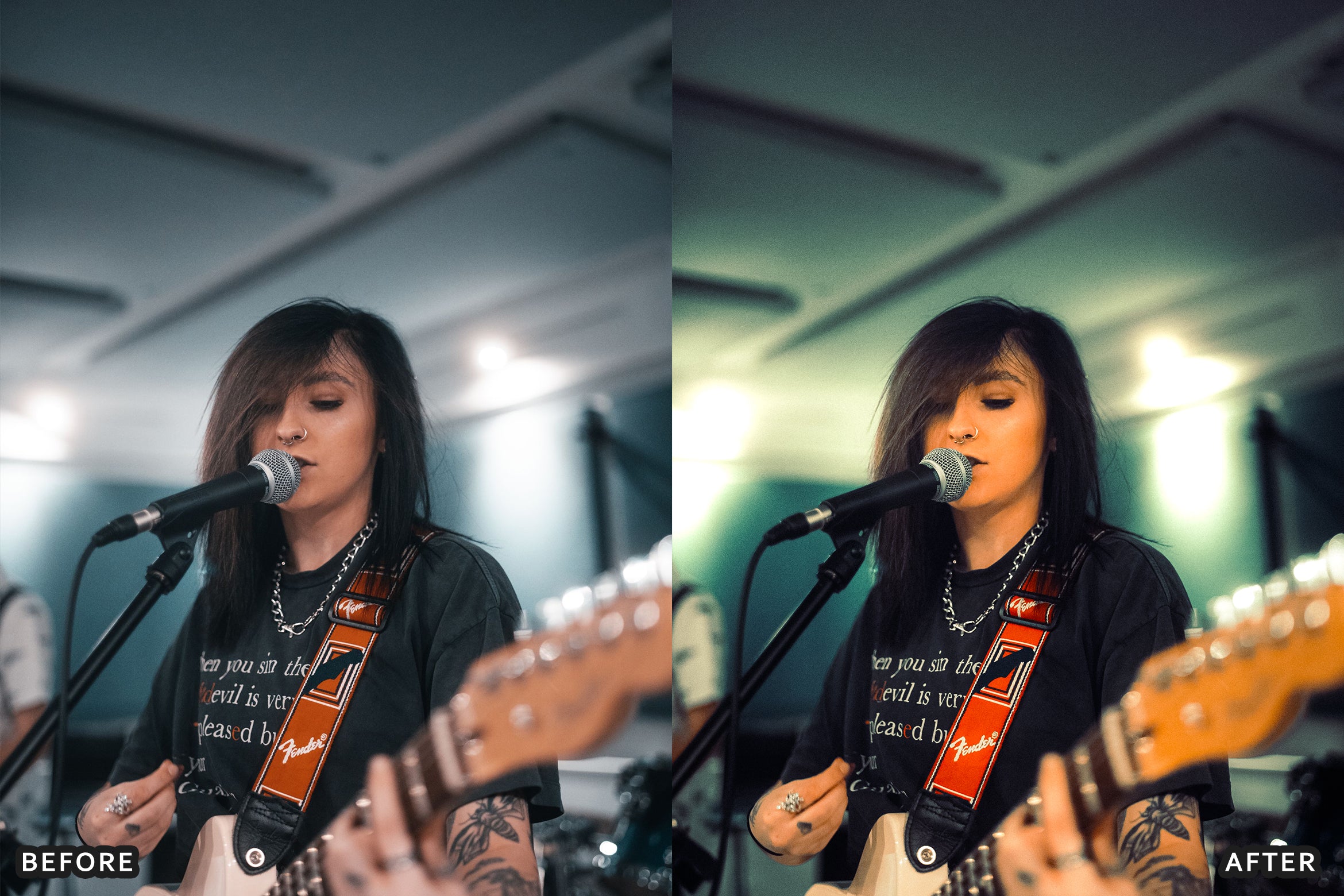 AI-Optimized Live Concert Stage Glow Lightroom Presets