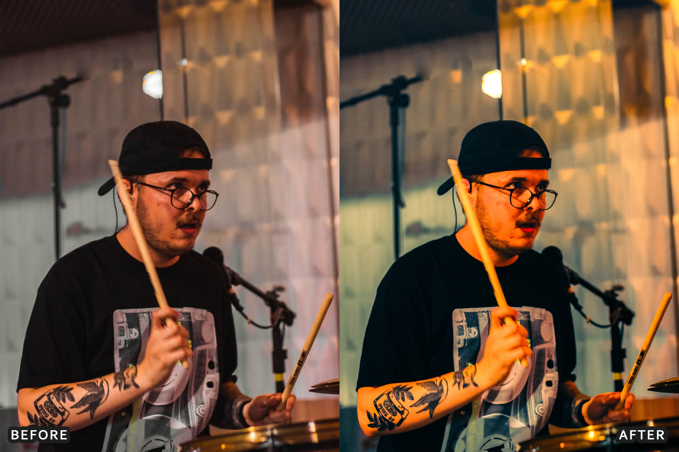 AI-Optimized Live Concert Stage Glow Lightroom Presets