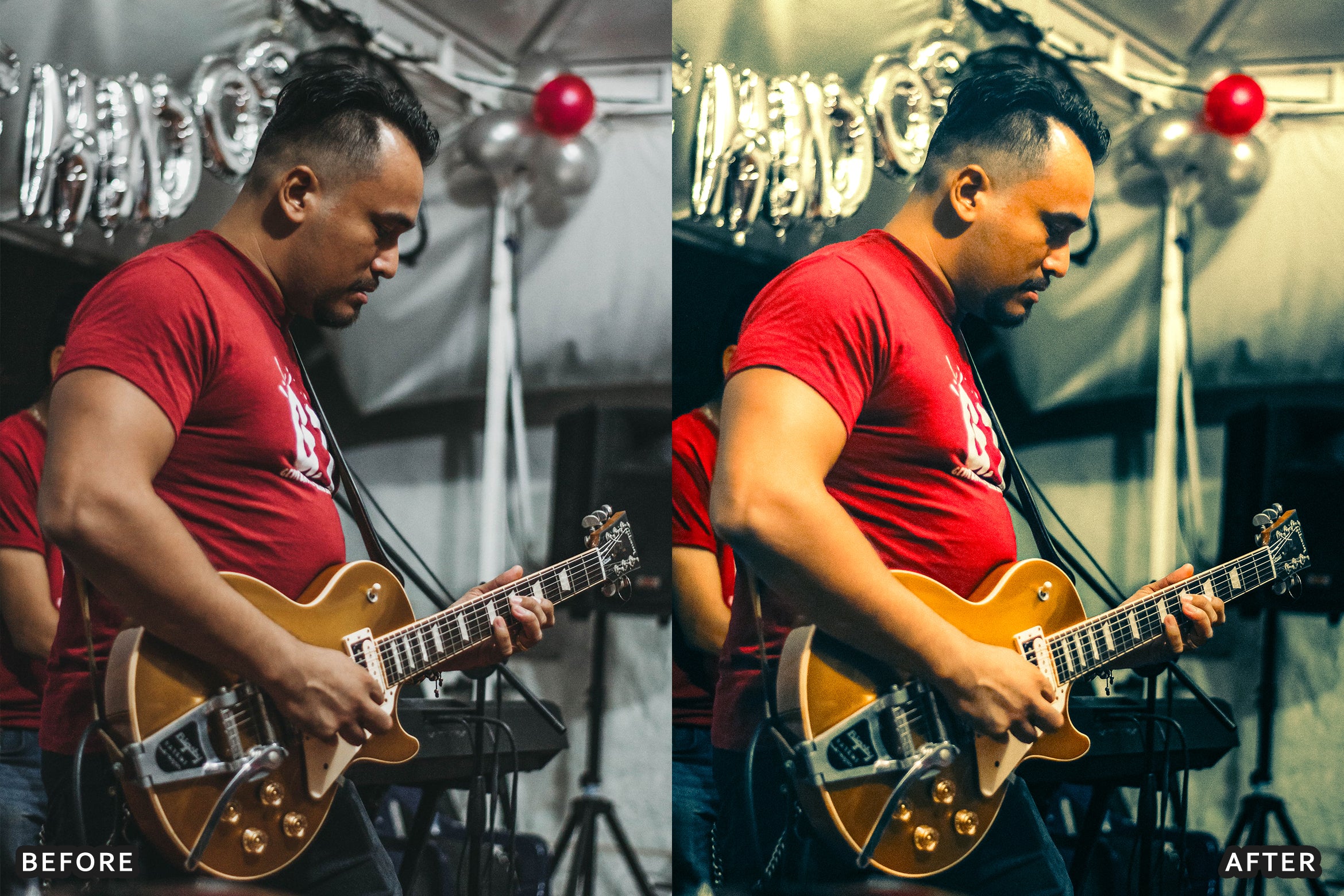 AI-Optimized Live Concert Stage Glow Lightroom Presets