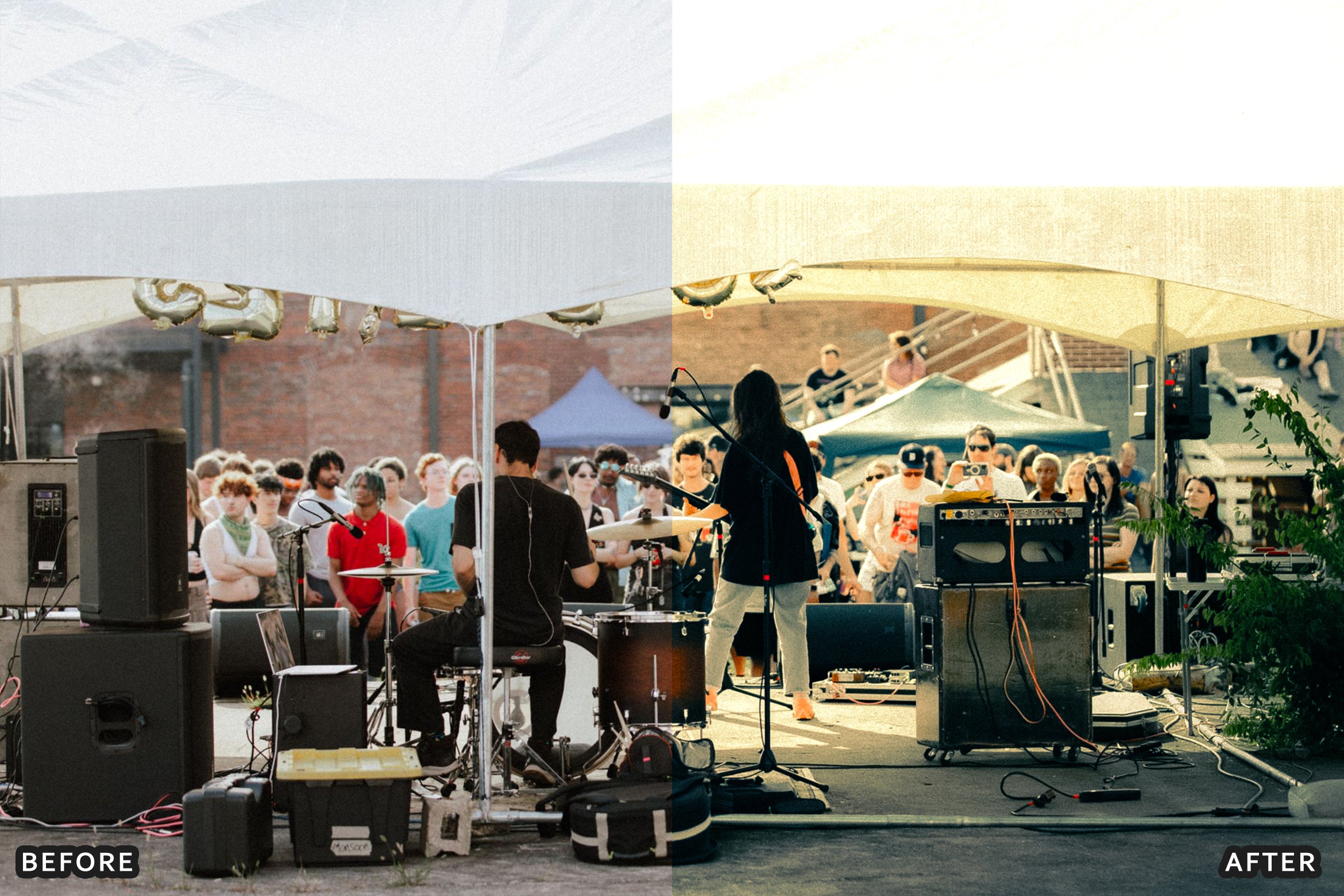 AI-Optimized Live Concert Stage Glow Lightroom Presets