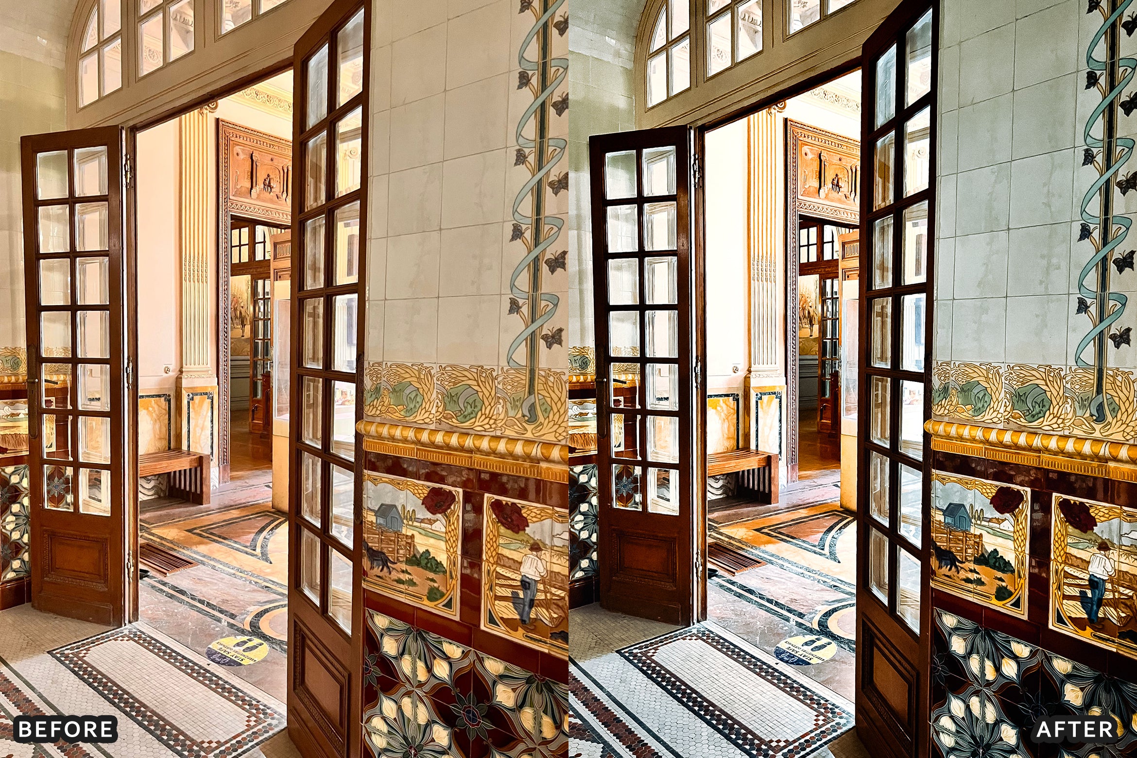 AI-Optimized Luxury Hotel Interior Glow Lightroom Presets