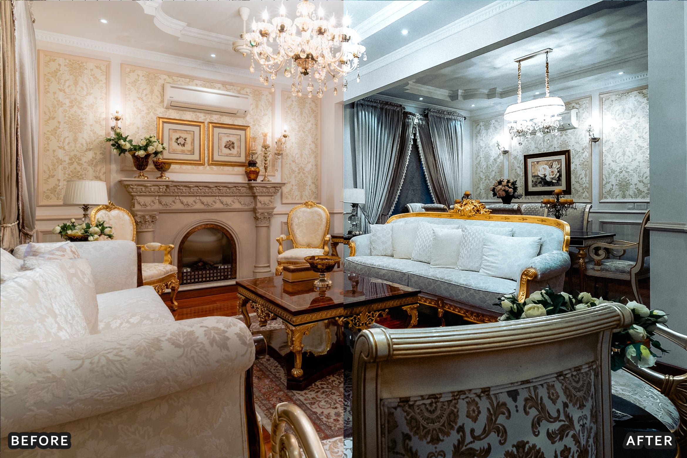 AI-Optimized Luxury Hotel Interior Glow Lightroom Presets