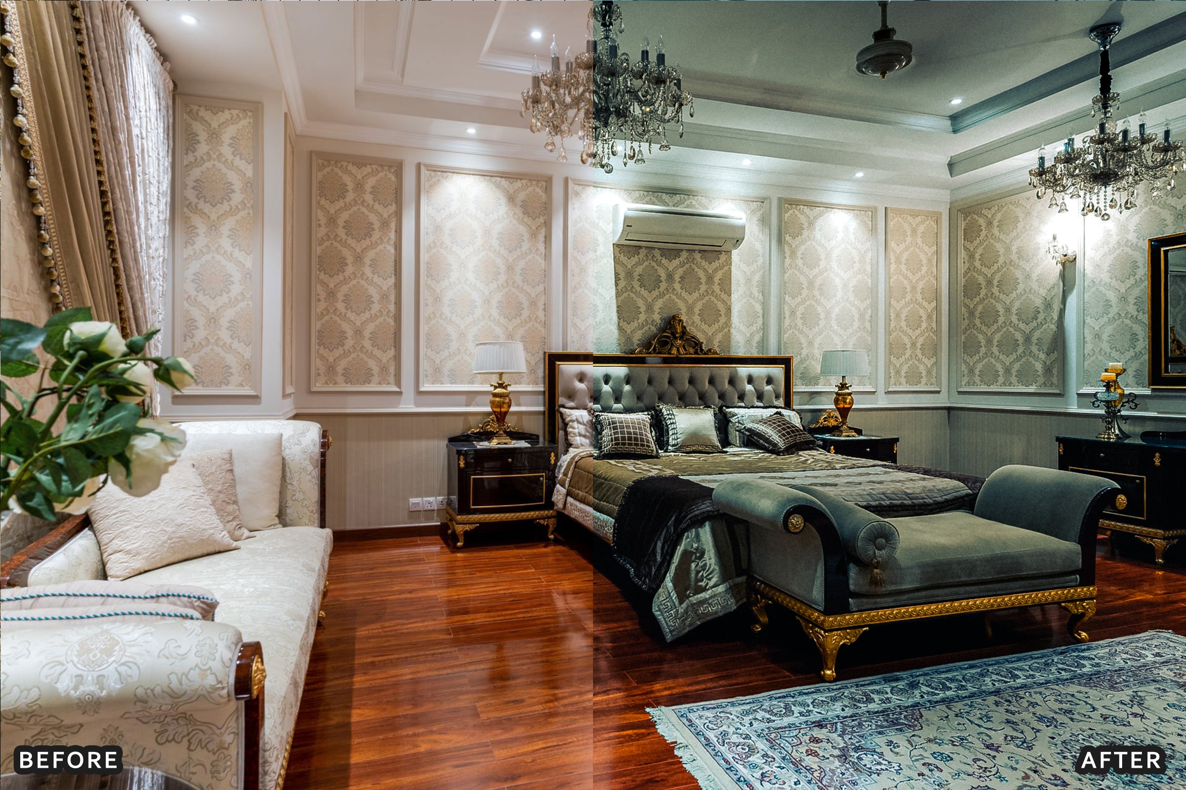 AI-Optimized Luxury Hotel Interior Glow Lightroom Presets