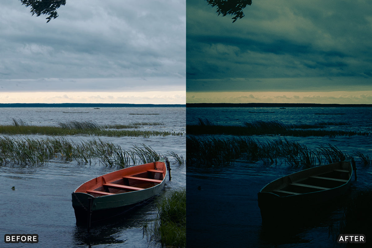 AI-Optimized Midnight Blue Editorial Lightroom Presets