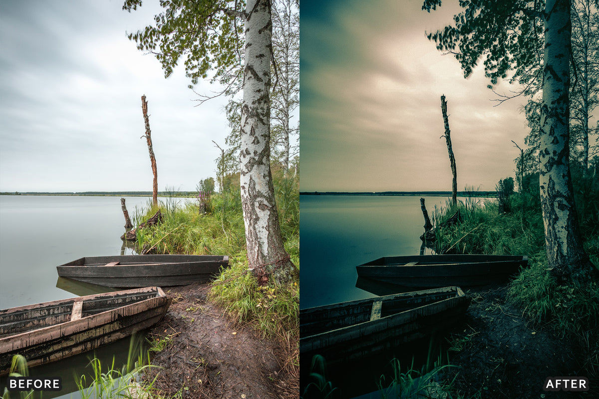 AI-Optimized Midnight Blue Editorial Lightroom Presets