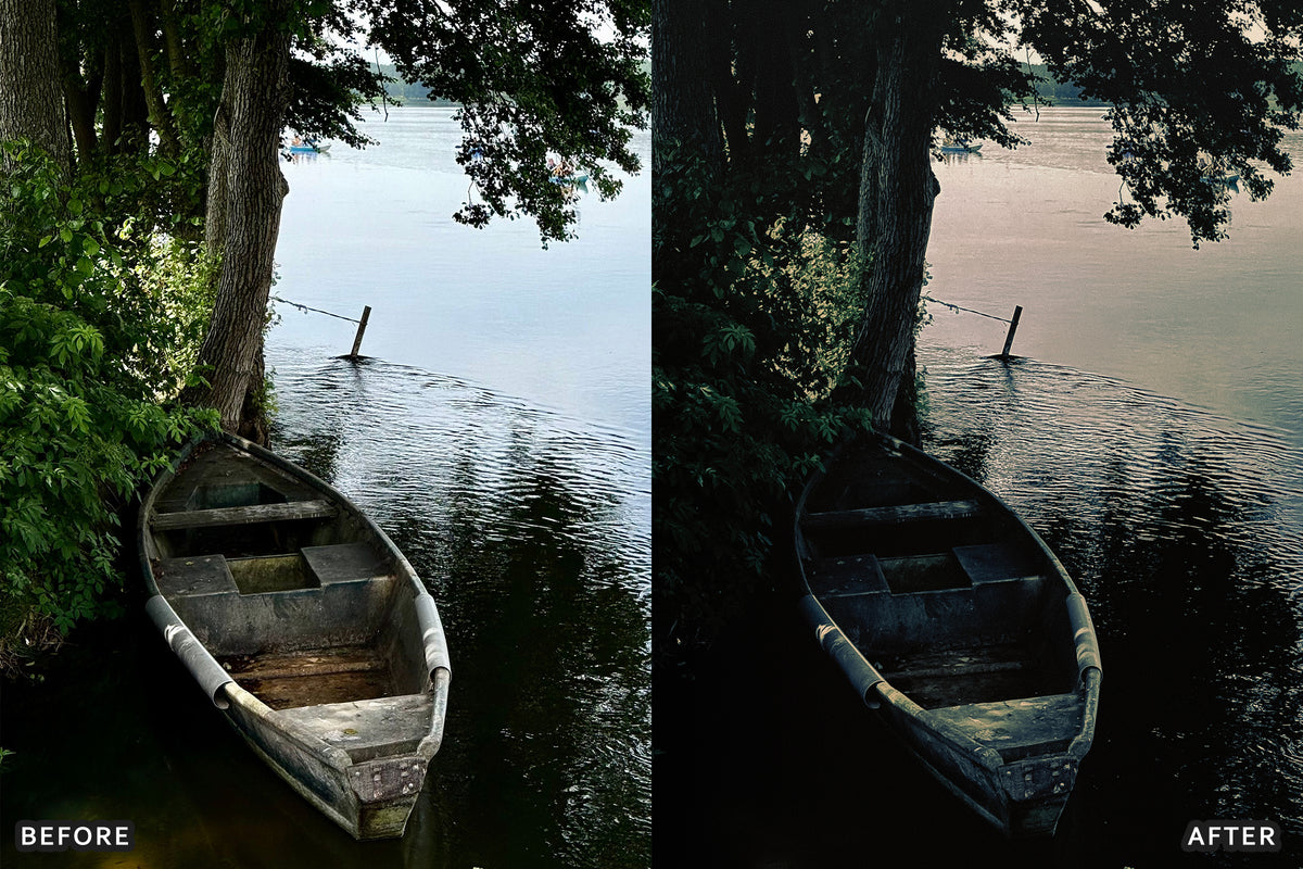 AI-Optimized Midnight Blue Editorial Lightroom Presets
