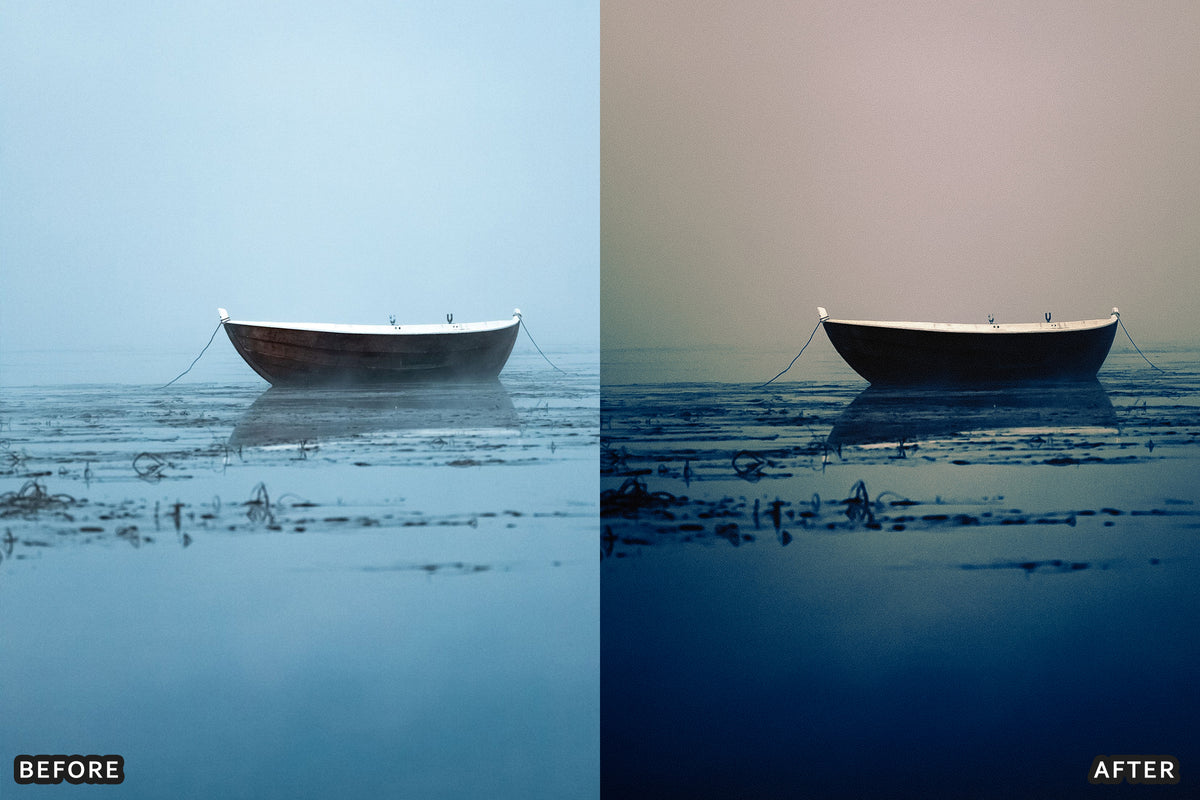 AI-Optimized Midnight Blue Editorial Lightroom Presets