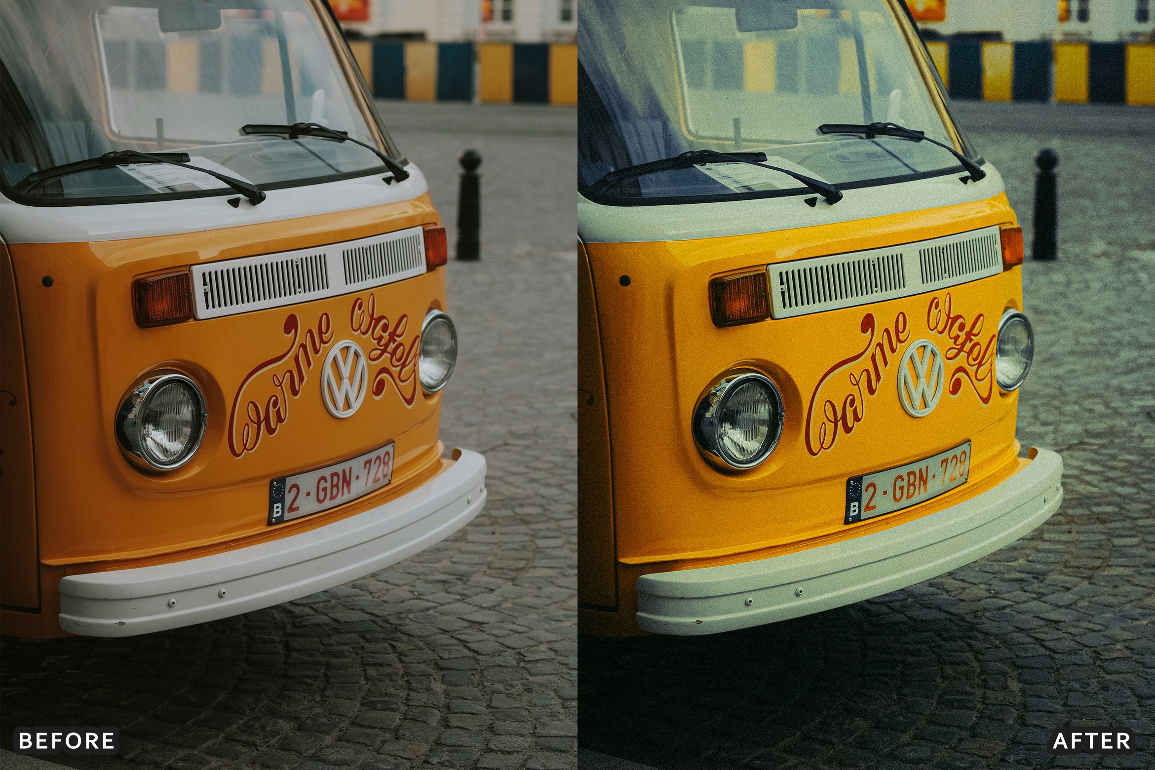 AI-Optimized Orange Retro Film Lightroom Presets