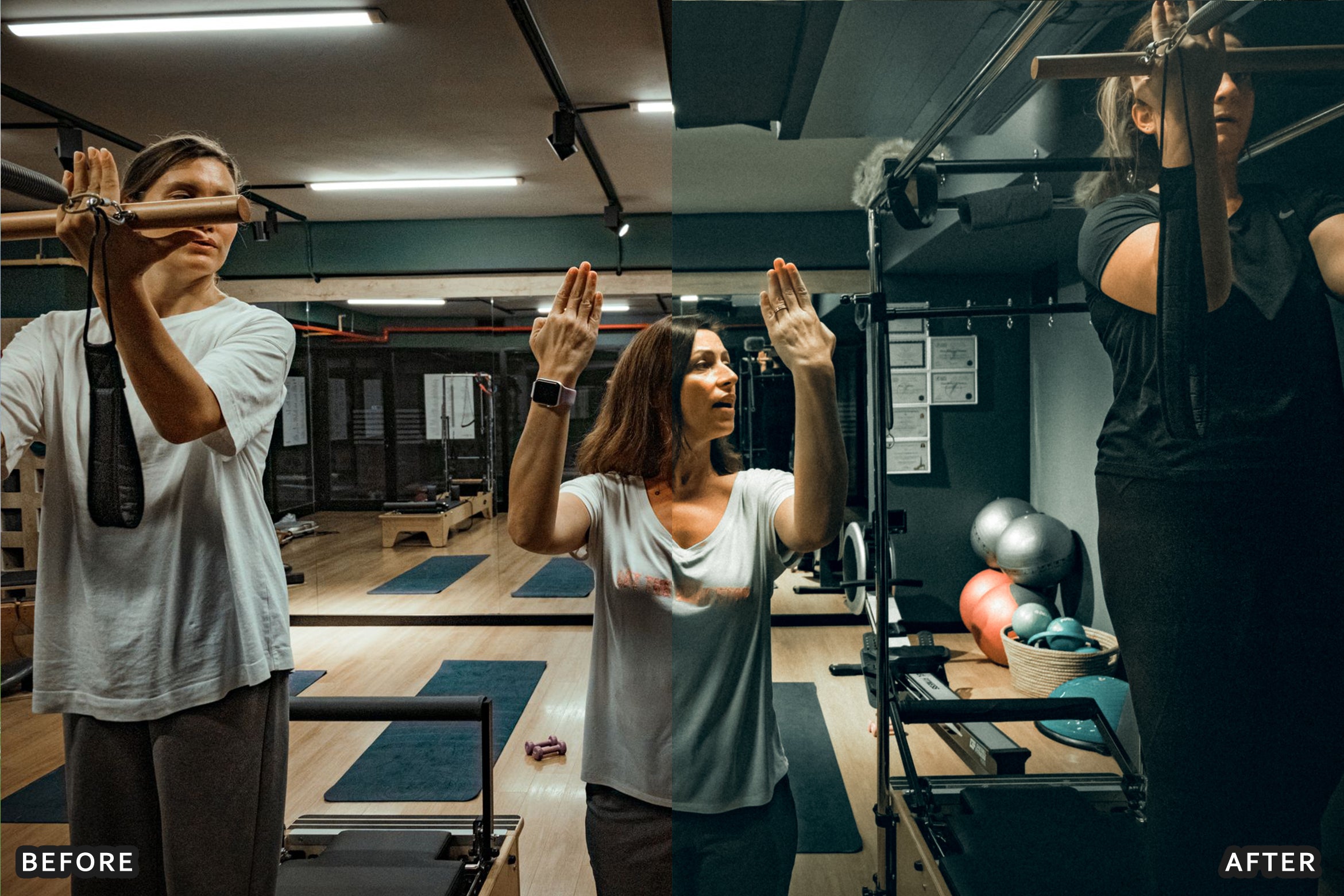 AI-Optimized Soft Wellness Pilates Lightroom Presets