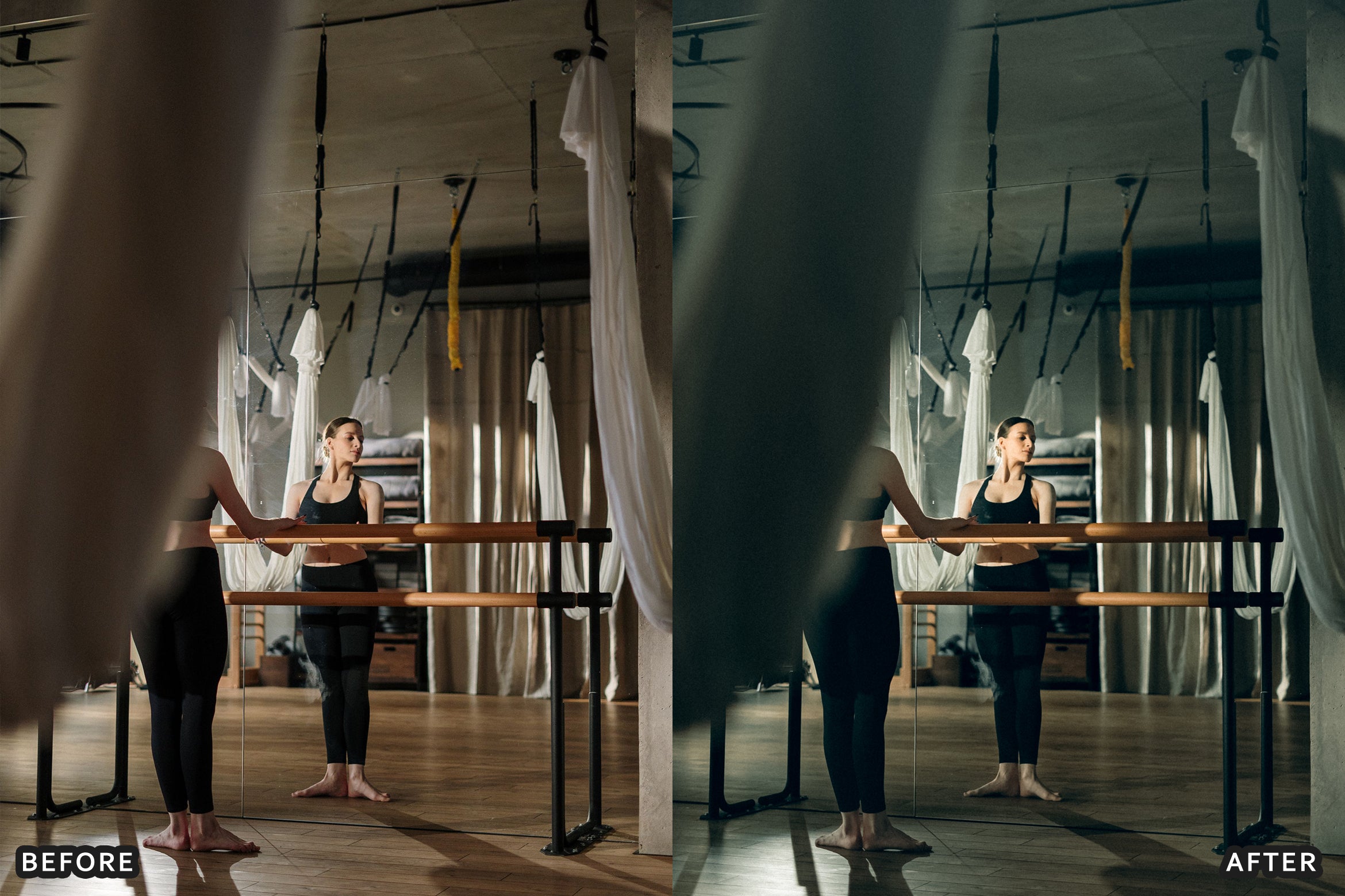 AI-Optimized Soft Wellness Pilates Lightroom Presets