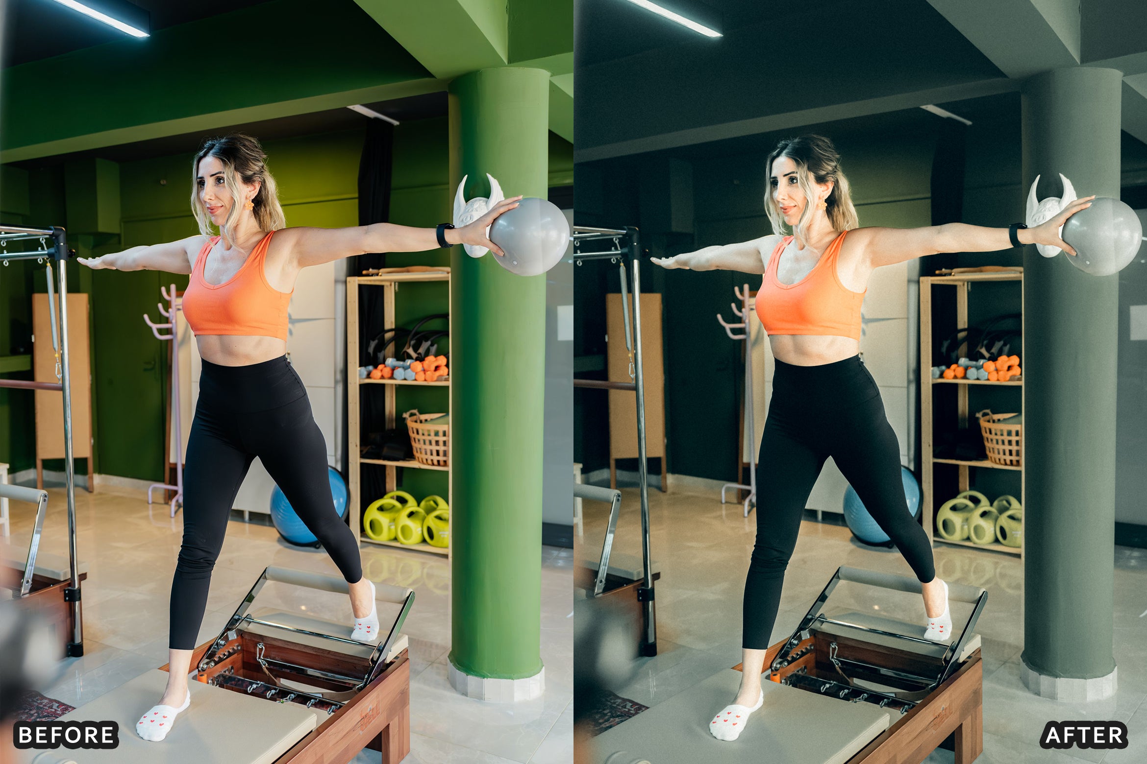 AI-Optimized Soft Wellness Pilates Lightroom Presets