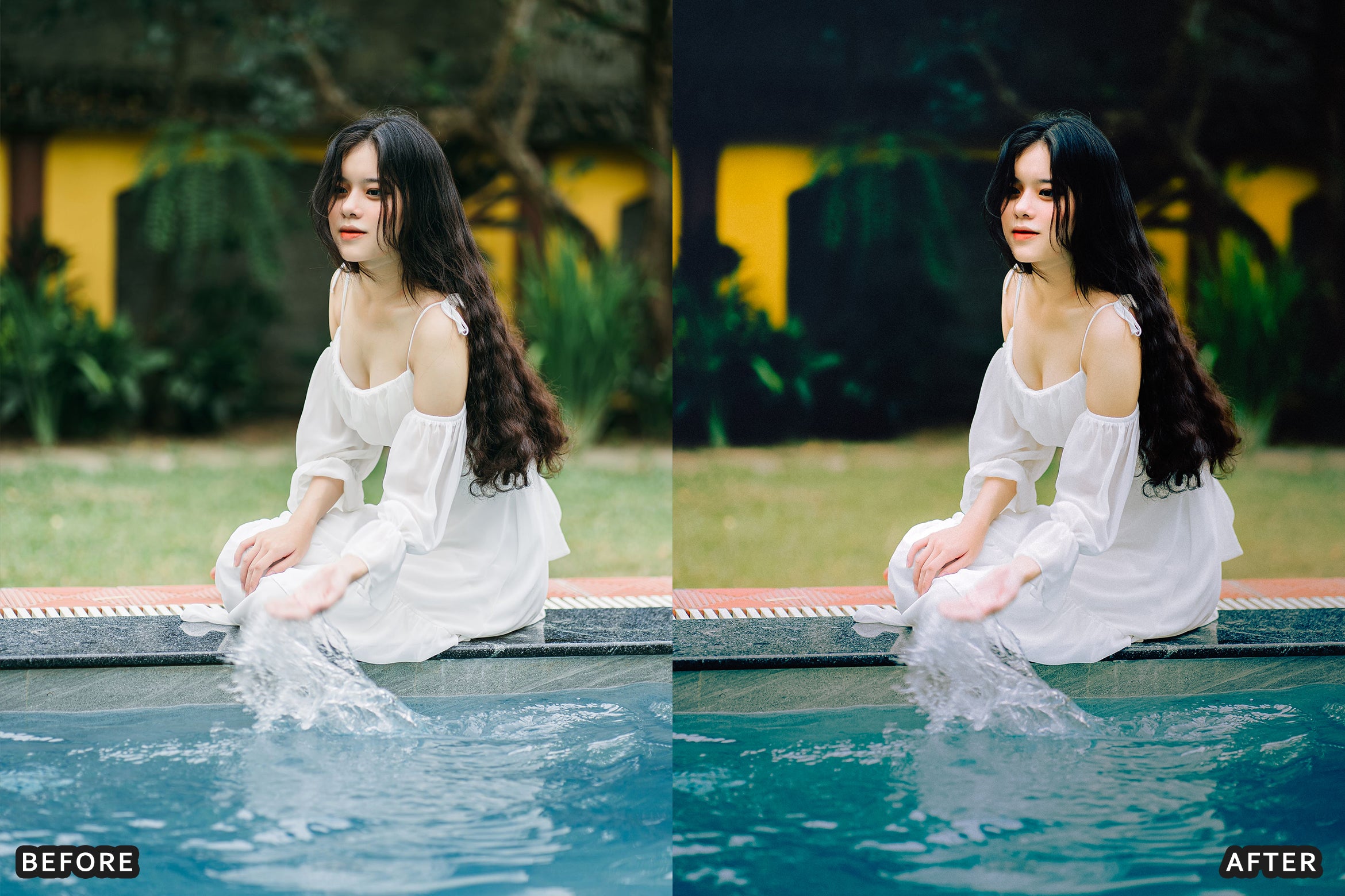 AI-Optimized Poolside Luxury Lightroom Presets
