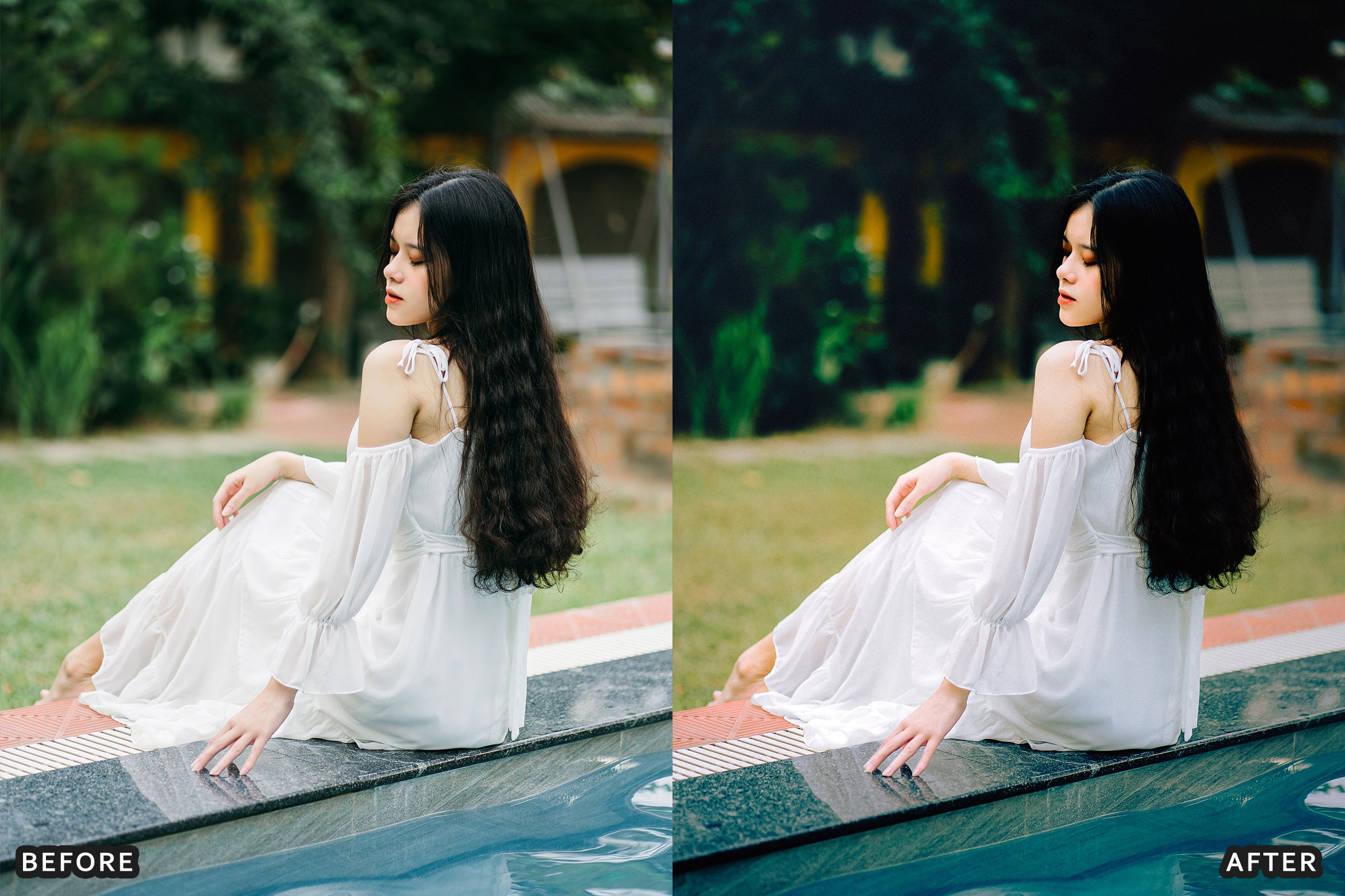 AI-Optimized Poolside Luxury Lightroom Presets