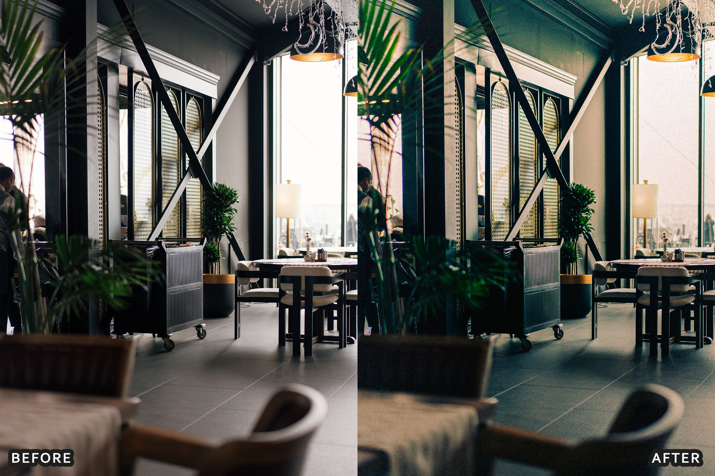 AI-Optimized Candlelight Restaurant Lightroom Presets