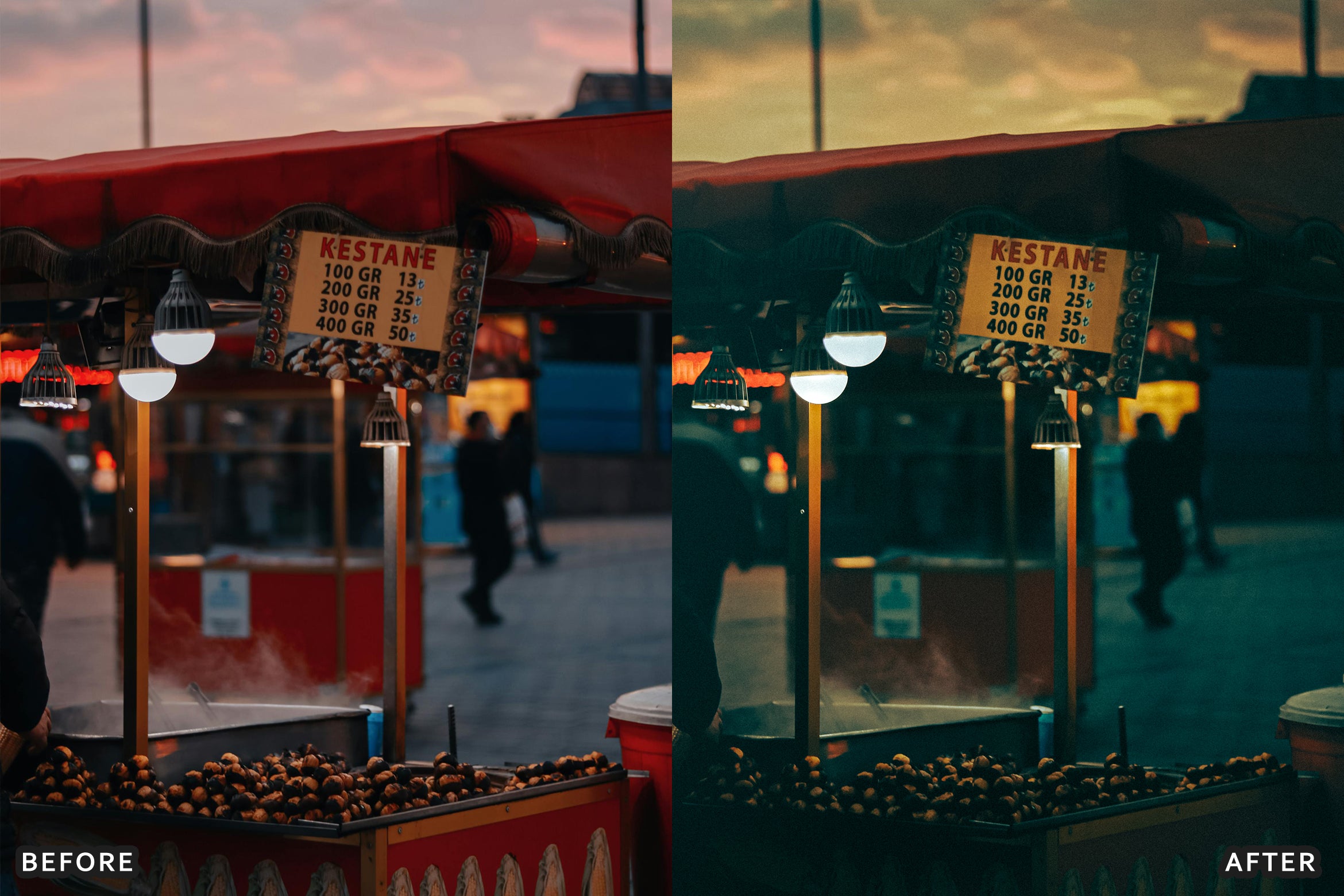 AI-Optimized Street Food Photography Lightroom Presets