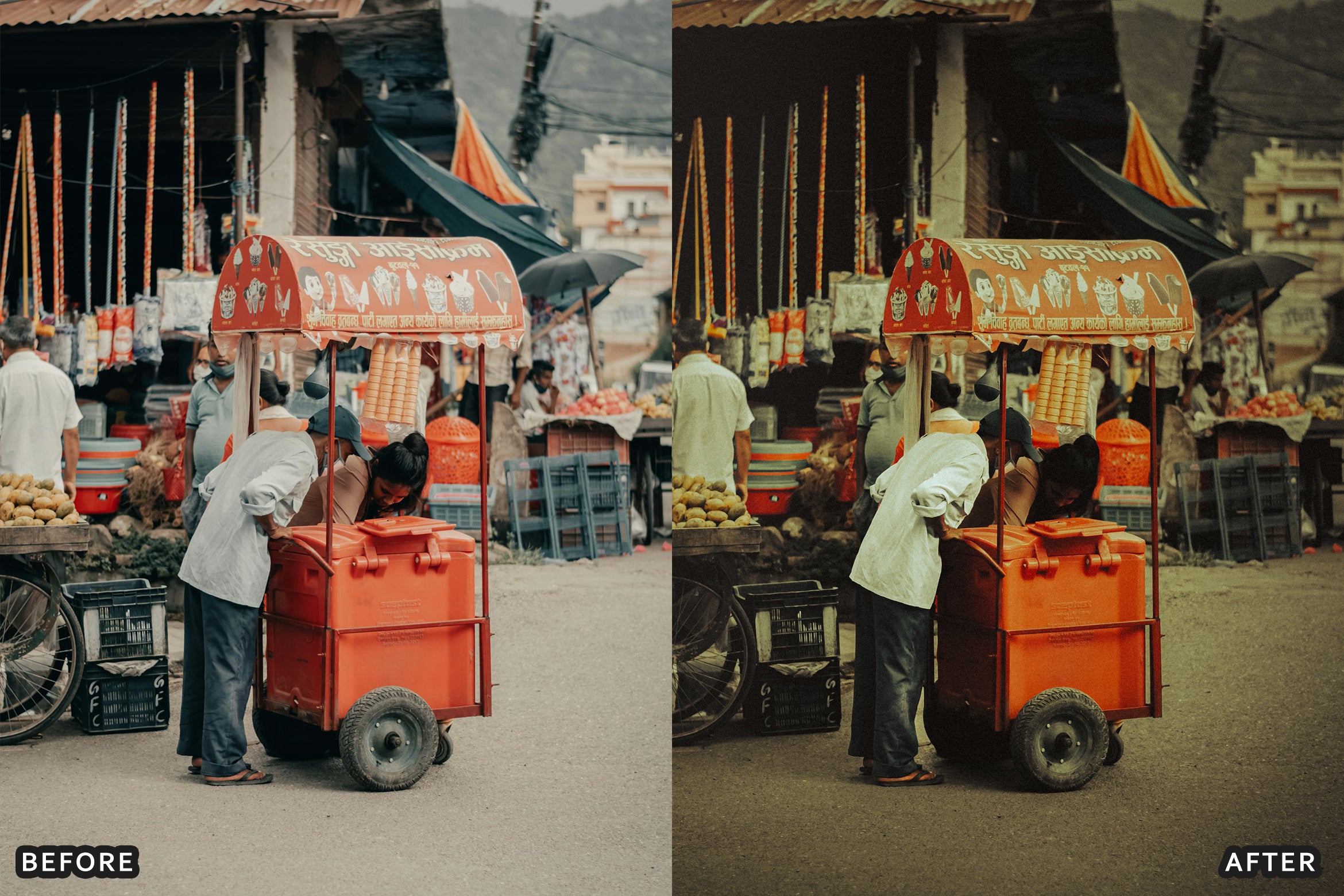 AI-Optimized Street Food Photography Lightroom Presets