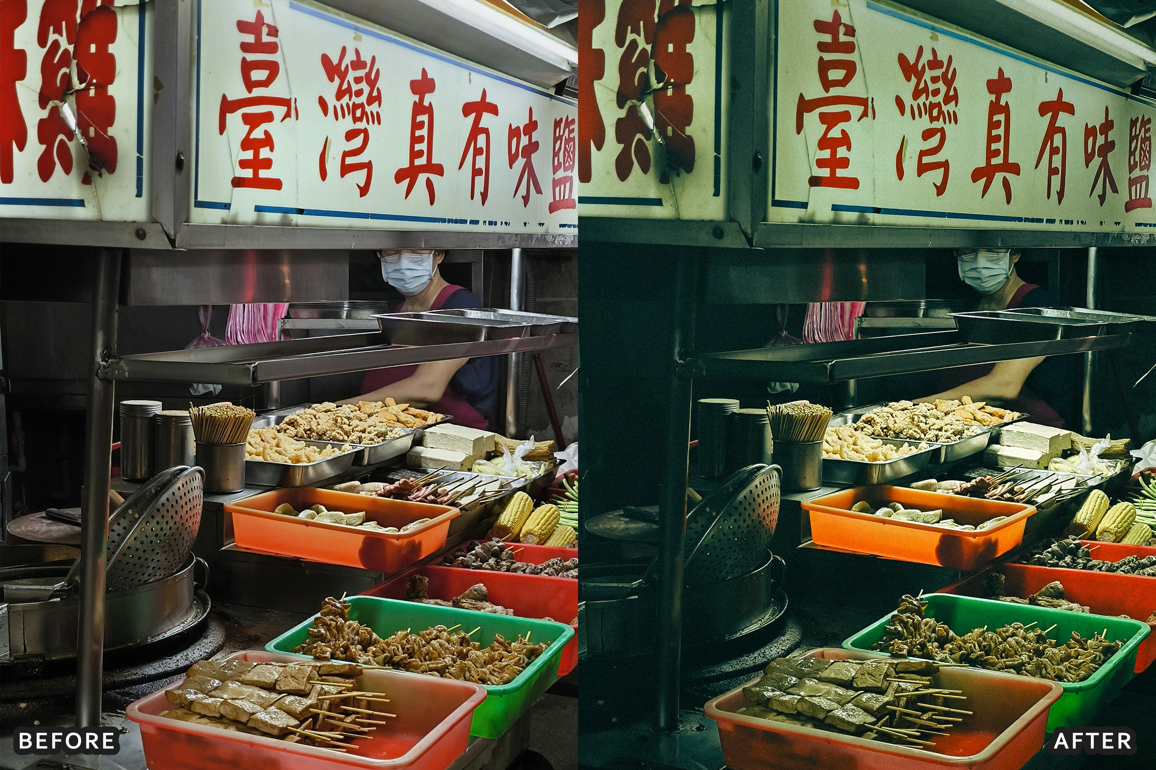 AI-Optimized Street Food Photography Lightroom Presets