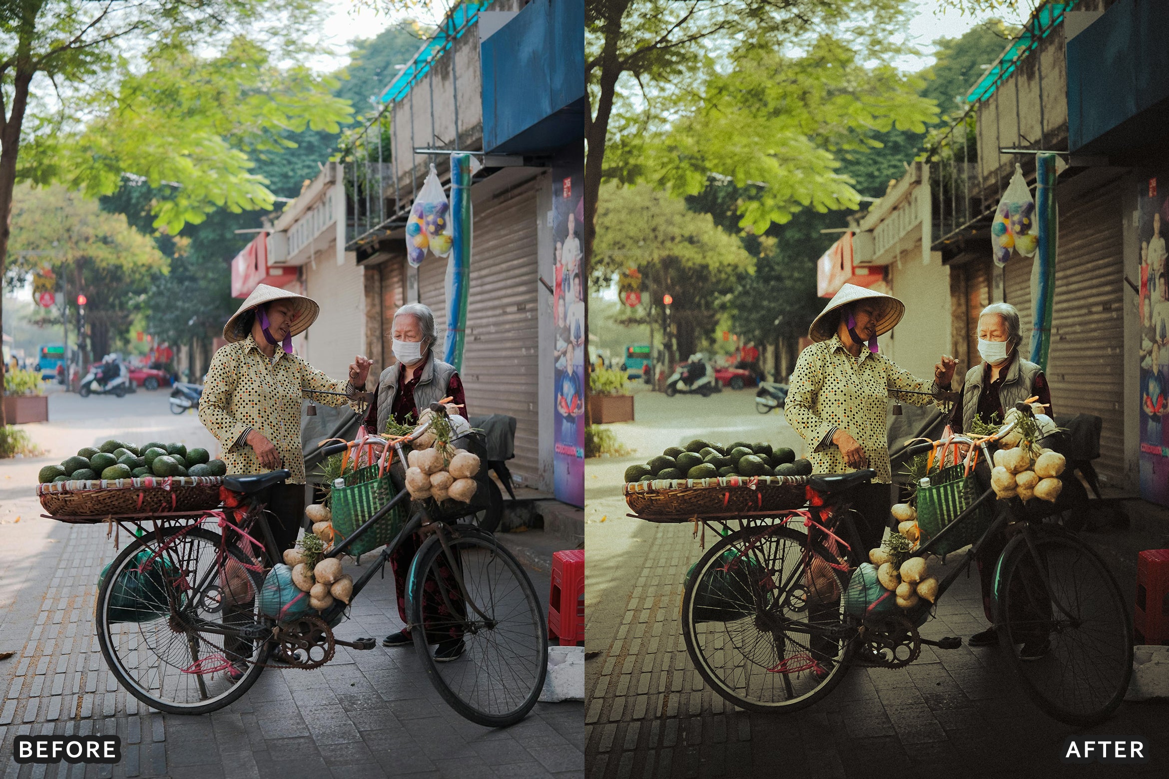 AI-Optimized Street Food Photography Lightroom Presets