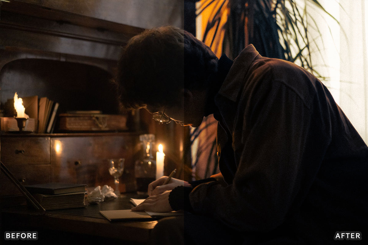AI-Optimized Dark Academia Lightroom Presets